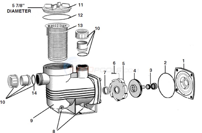 Waterco SupaMite Pump Diagram