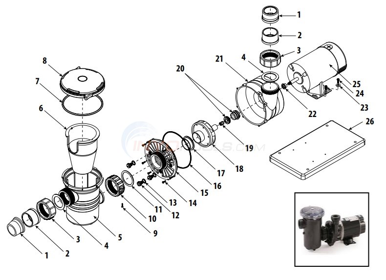 Waterway Workman Pump Parts