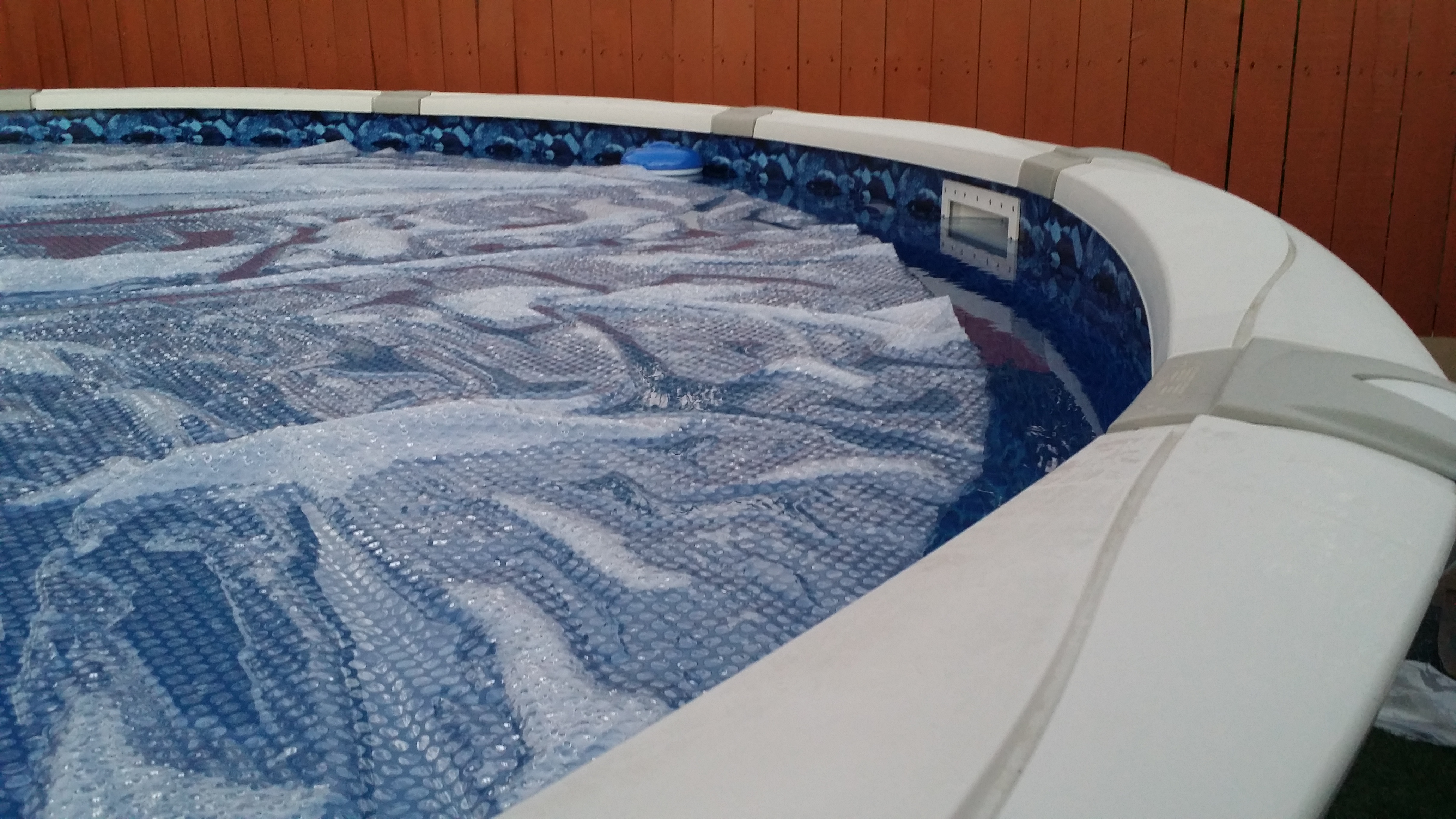 18' Round Clear Pool Solar Blanket Swimming Pool Cover, 12 Mil, 5 Year