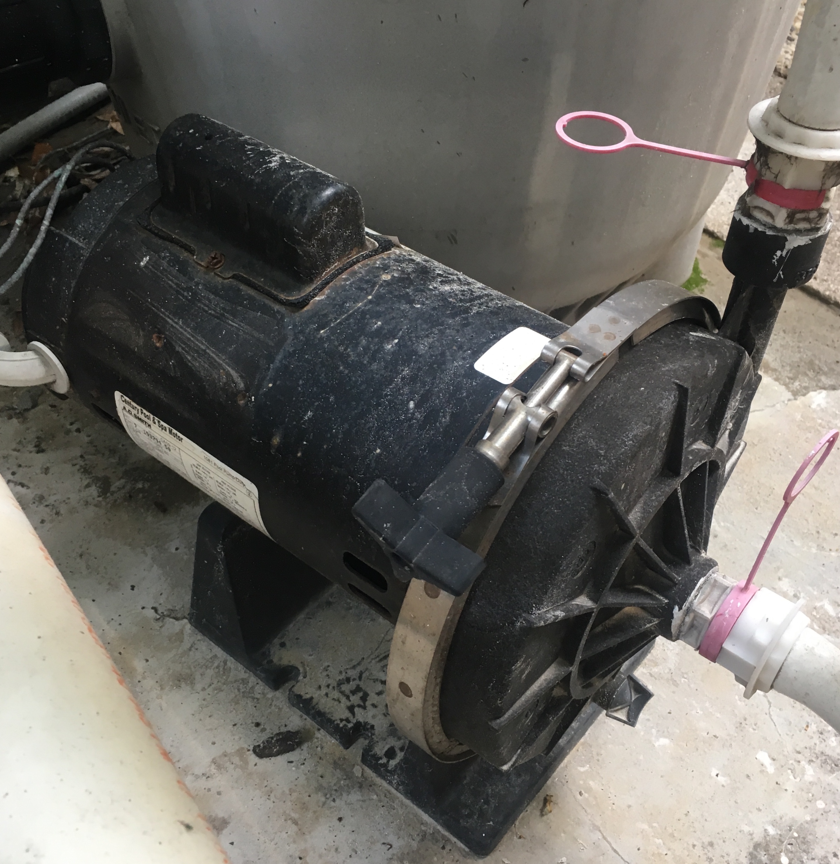 Century (A.O. Smith) .75 HP HP Full Polaris Booster Pump Motor, Round Flange 56C Frame, Single Speed - Model B625
