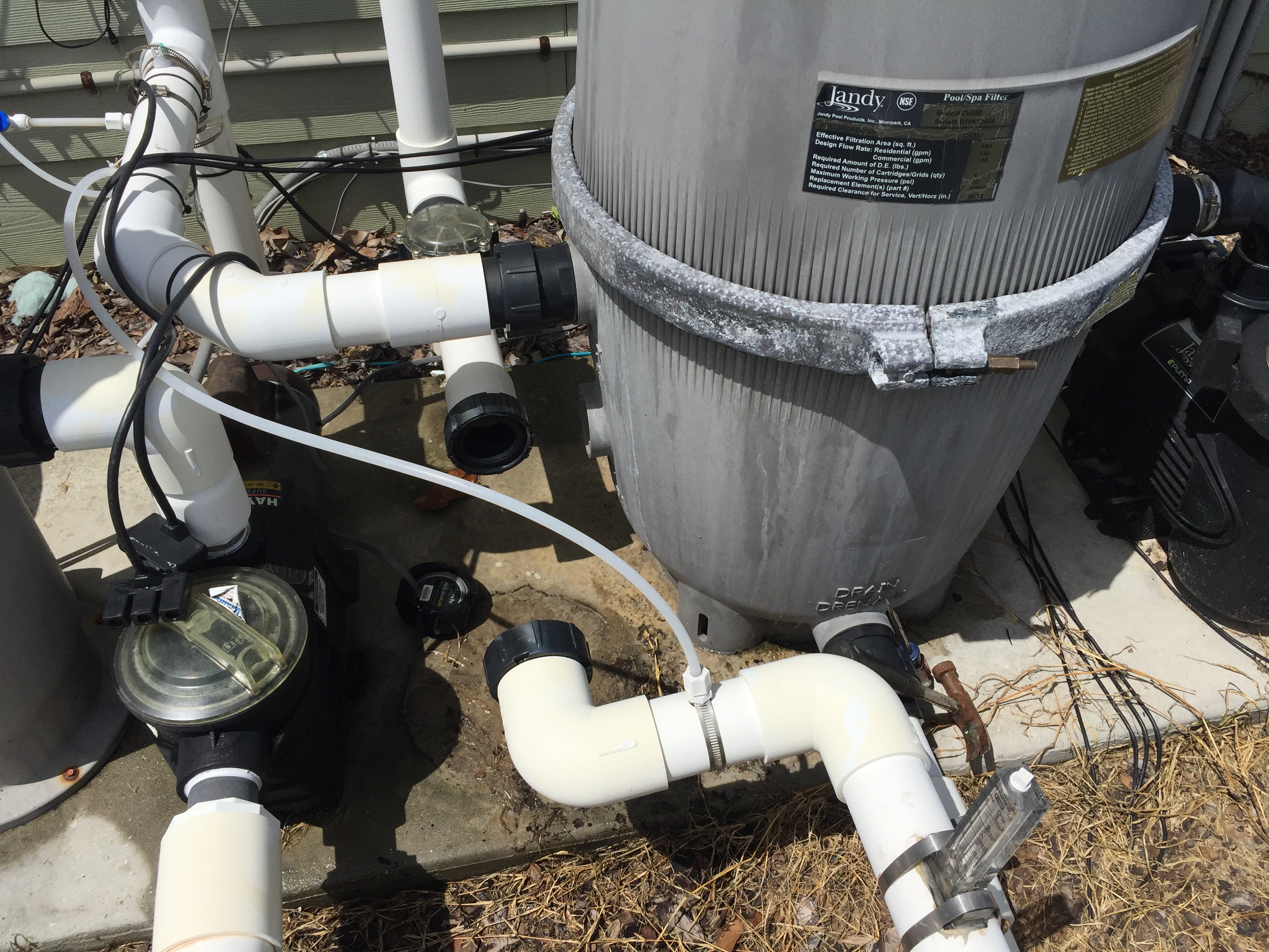 Band Clamp with Knob Assembl for Jandy Cartridge and DE Filters