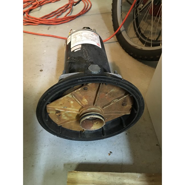 Century (A.O. Smith) 1.5 HP Up Rate Motor, Square Flange 48Y Frame, Single Speed - Model USQ1152