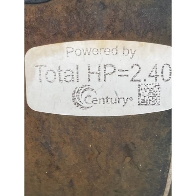 A.O. Smith Century 2.0 HP Square Flange 56Y Dual Speed Full Rate Motor - B2984