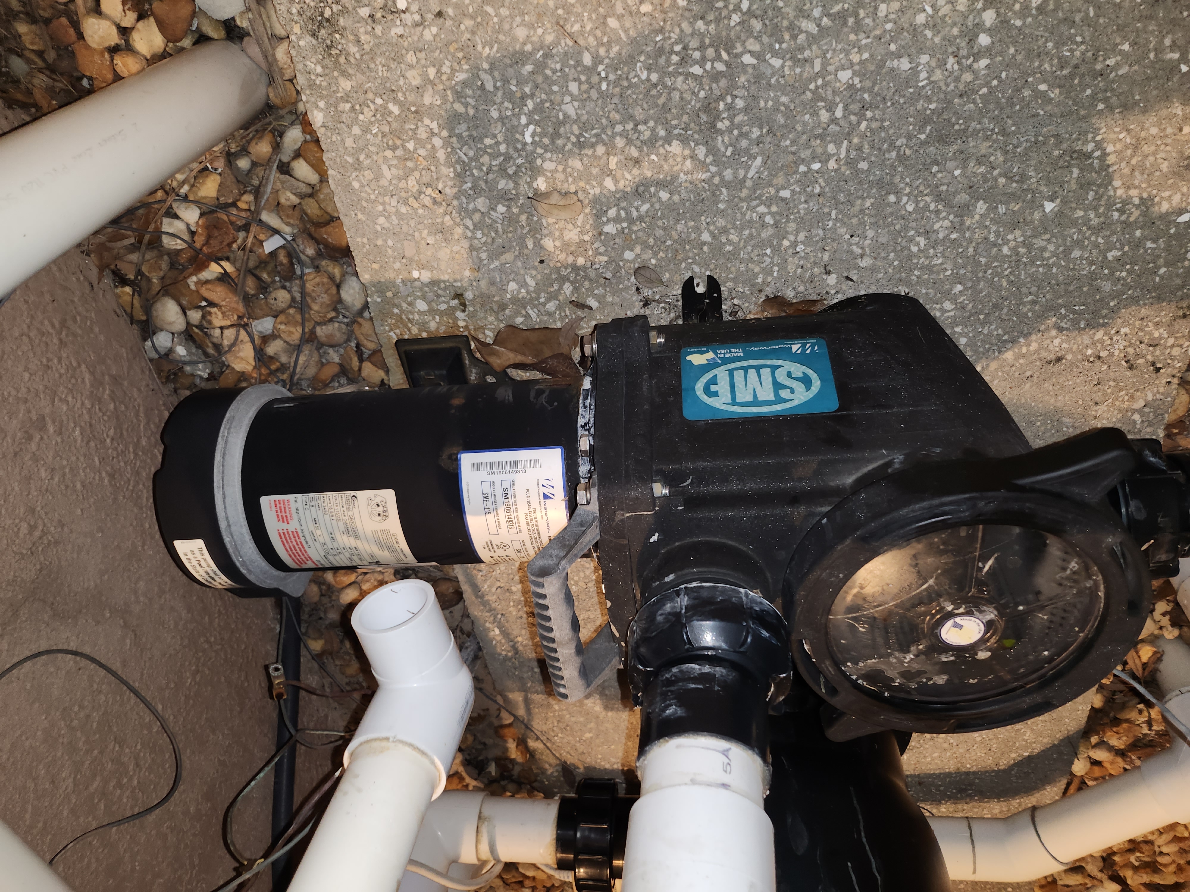 Century® (A.O. Smith) 1.5 HP Up-Rate Pool Pump Motor - USQ1152  Square Flange | 48Y Frame | Single Speed