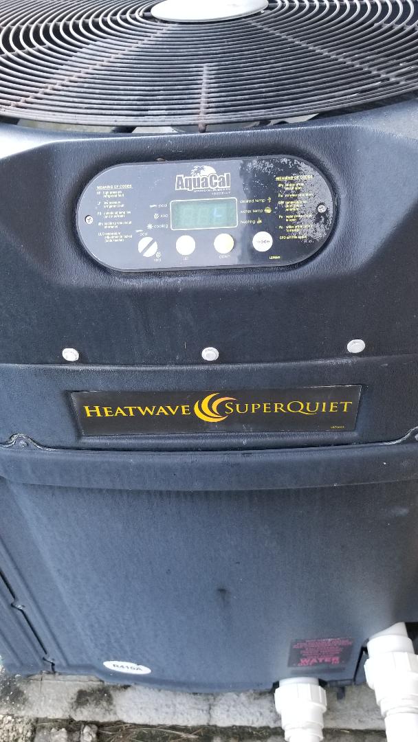 AquaCal CONTROL PANEL ASSEMBLY 100/120 4 BUTTON ECS0271