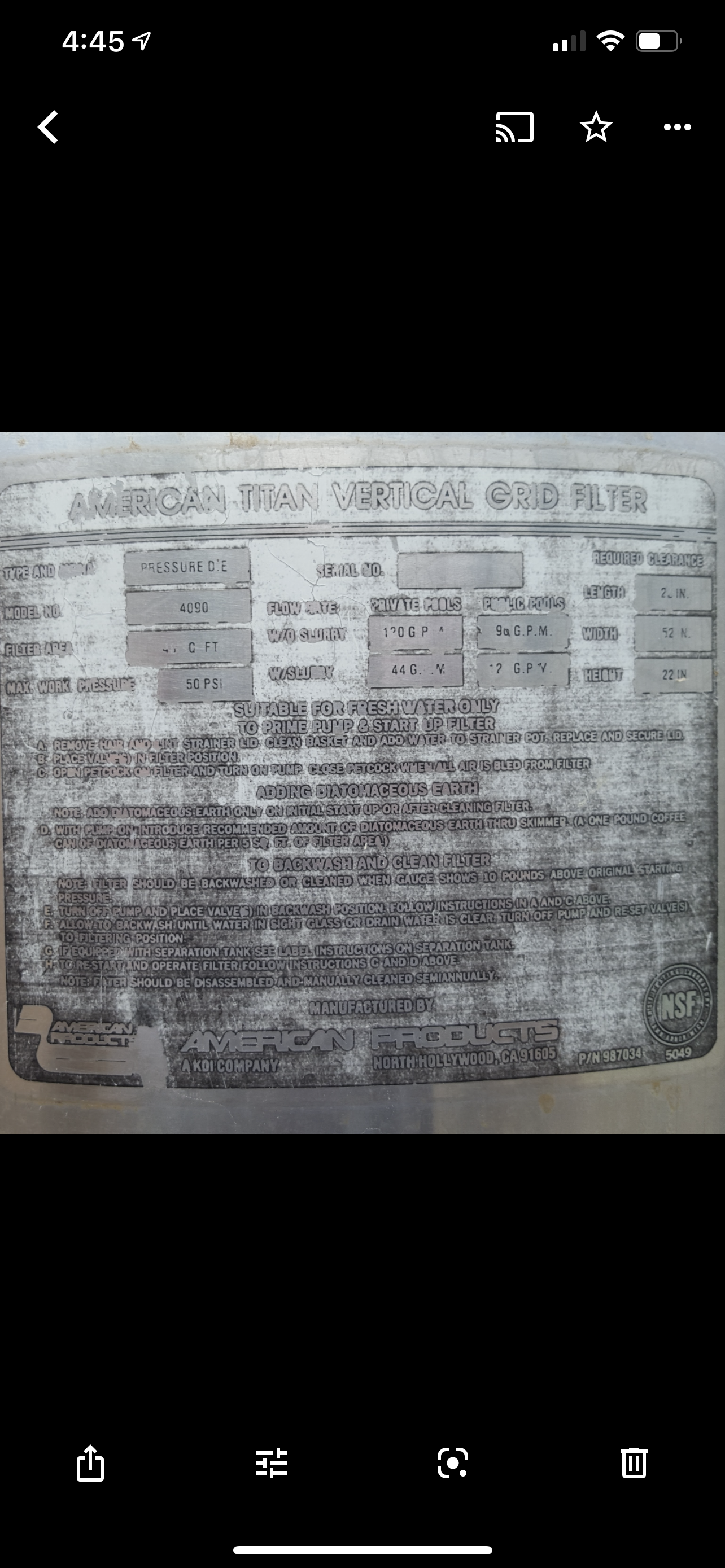 Armco Filter Tank Body O-Ring, 17-13/16" ID, 5/16" (Pre 11-94) - AP530028