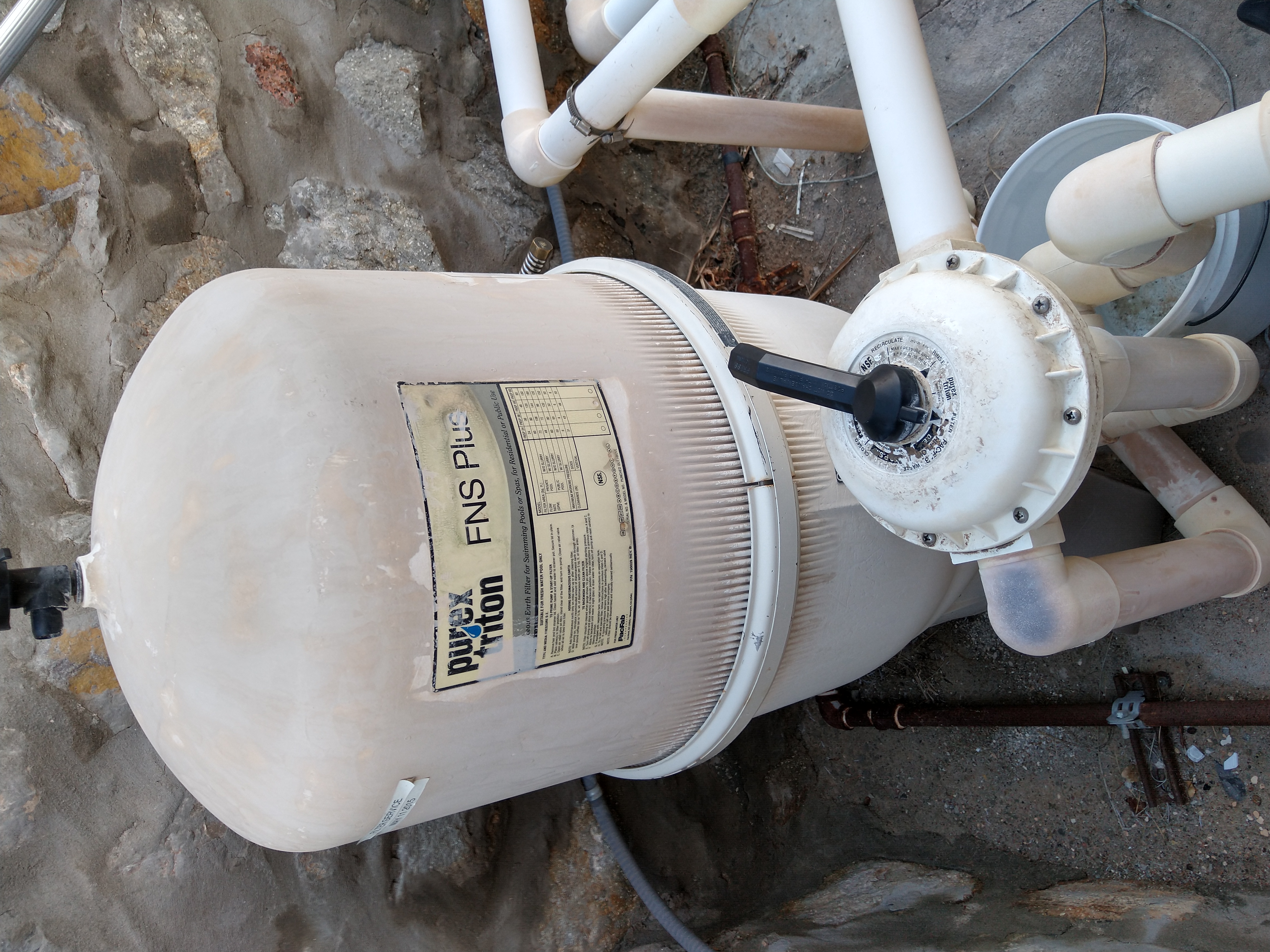 Hayward DE Filter Top Collector Manifold with Flex Air Relief Assembly