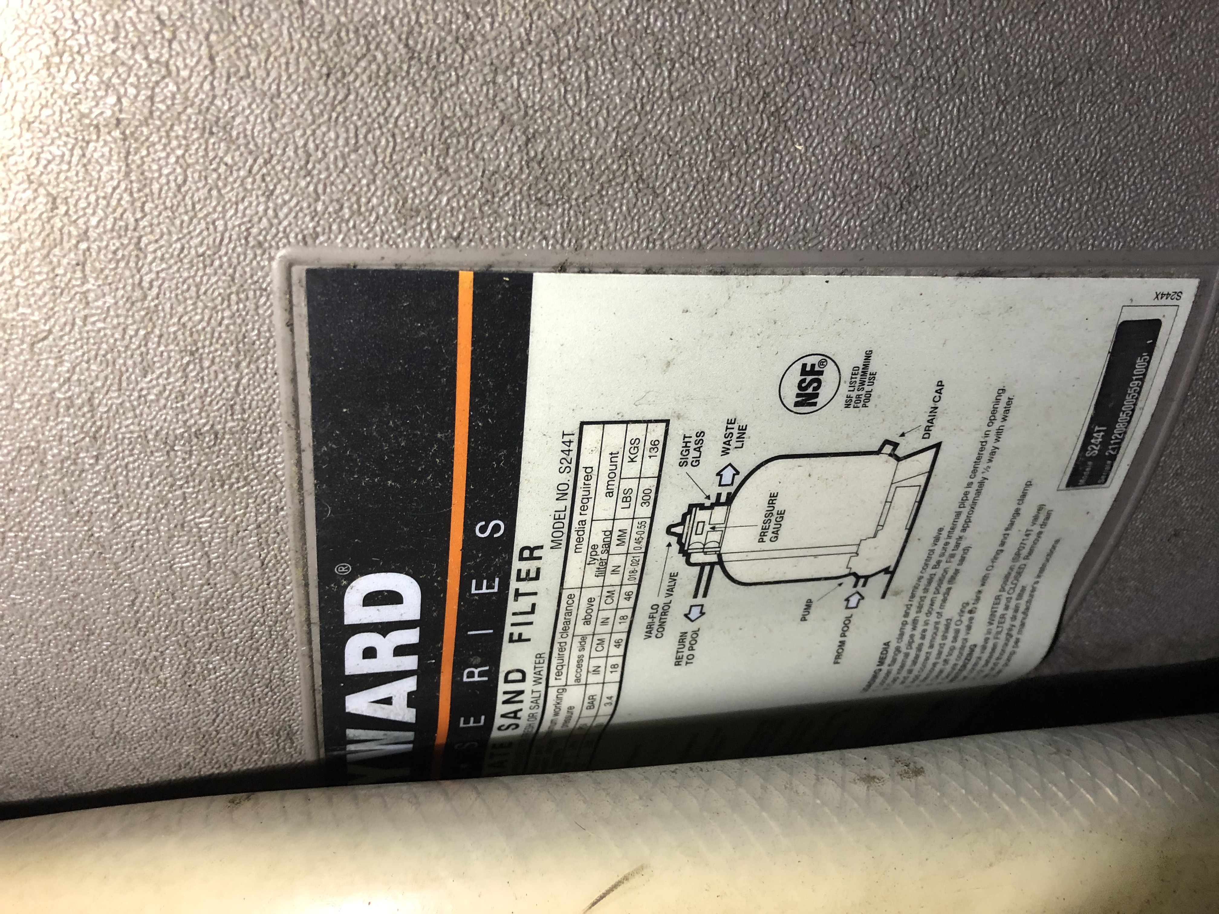 Hayward Lateral Assembly with Pipe for Pro Series, E-Series, SandMaster- SX180DA