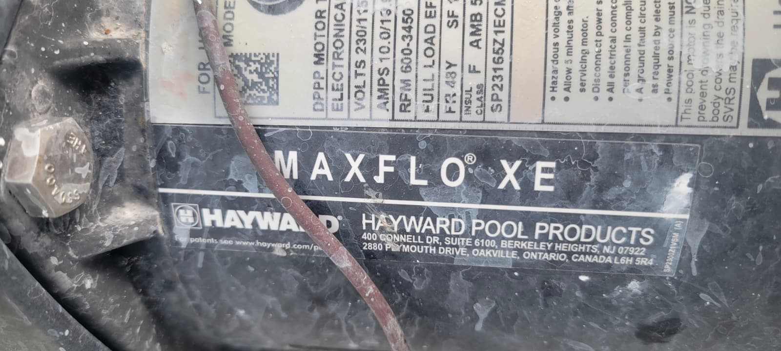 Hayward MaxFlo VS Motor Upgrade Kit - 1.65HP - MKIT1VS16