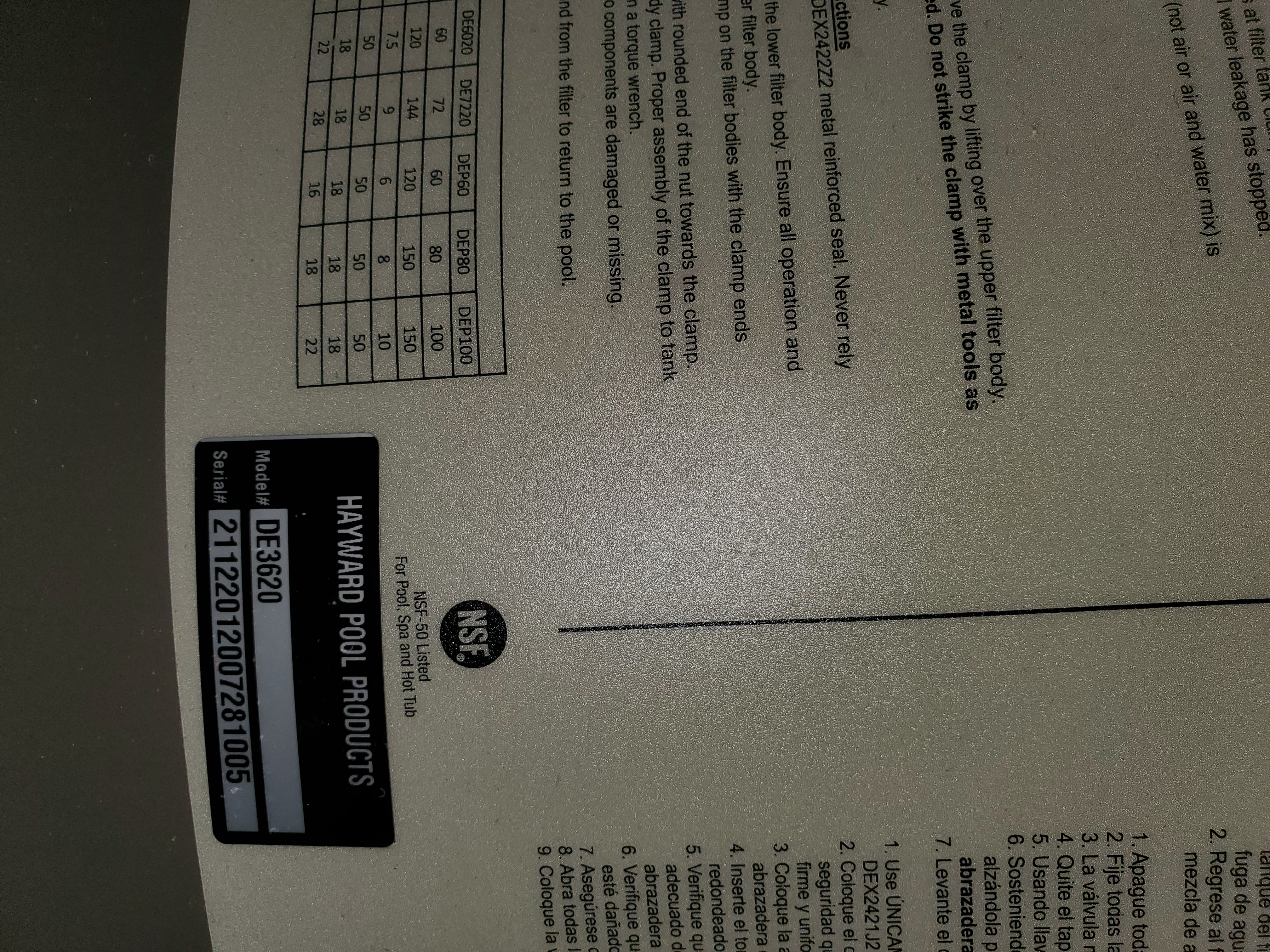 Hayward SwimClear 425 sq. ft. Cartridge Pool Filter W3C4030