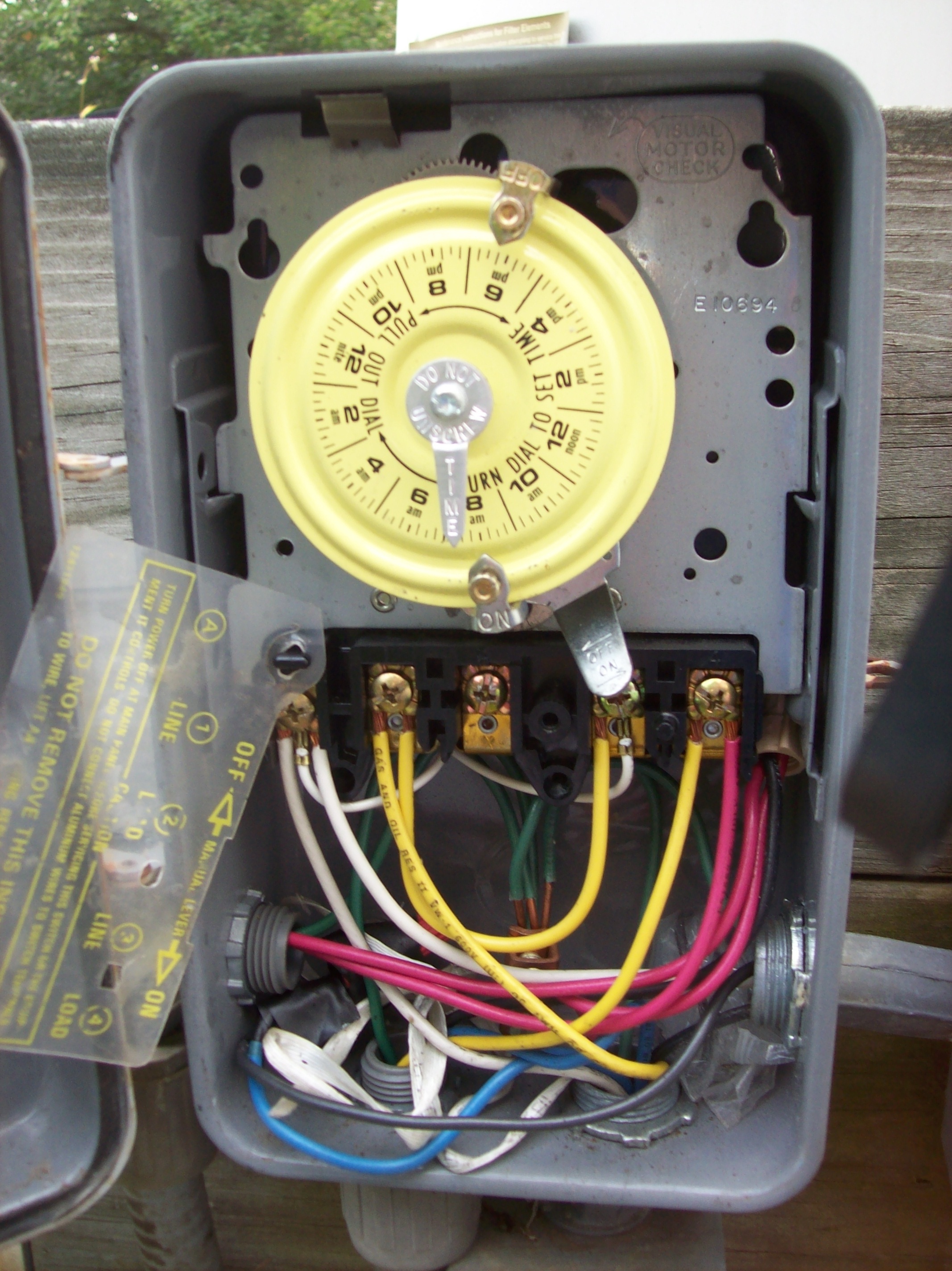 Intermatic Motor, Time Clock 115V WG157010D