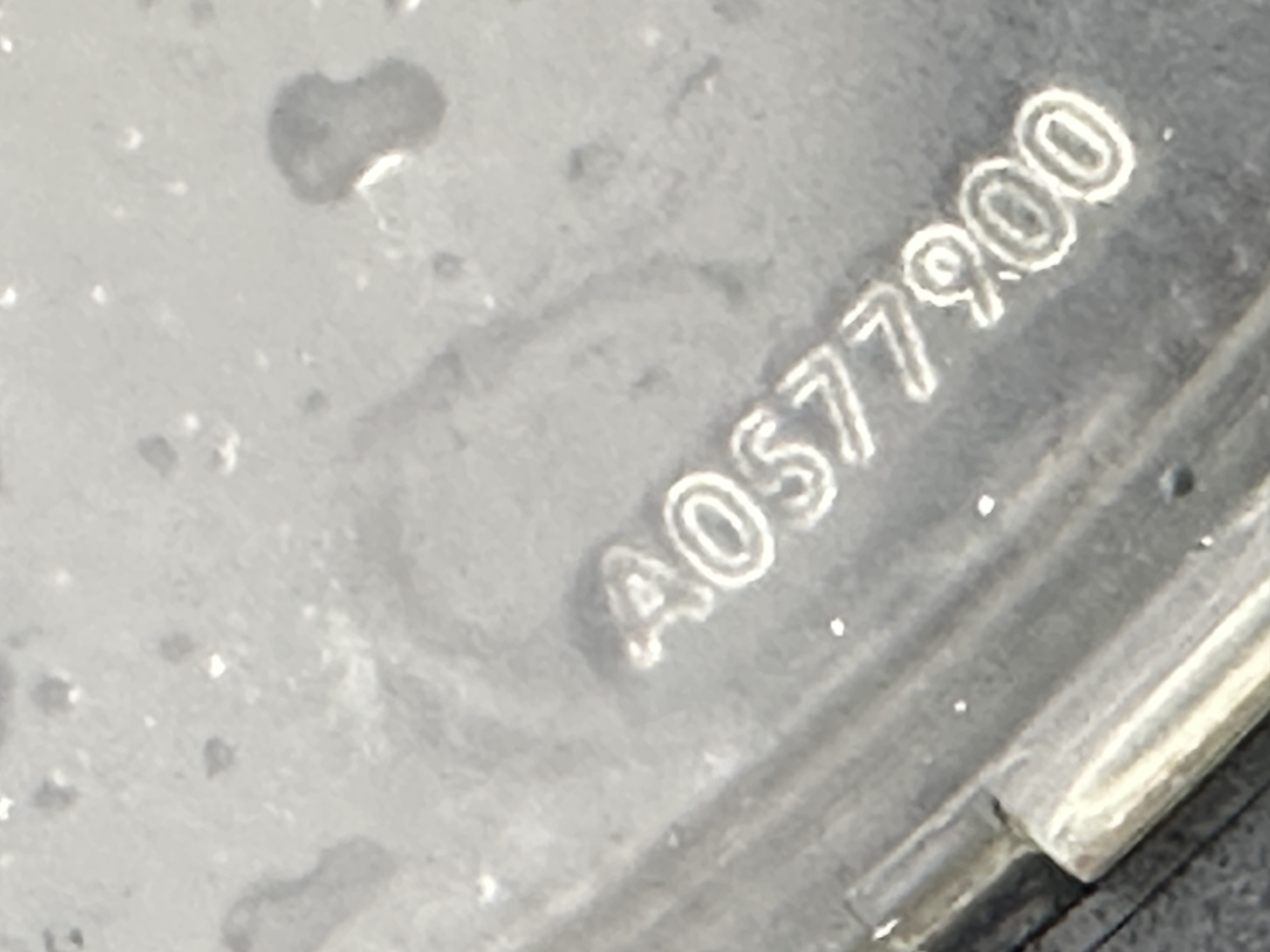 My lid shows part # A0577900. Trying to find the correct o-ring ...