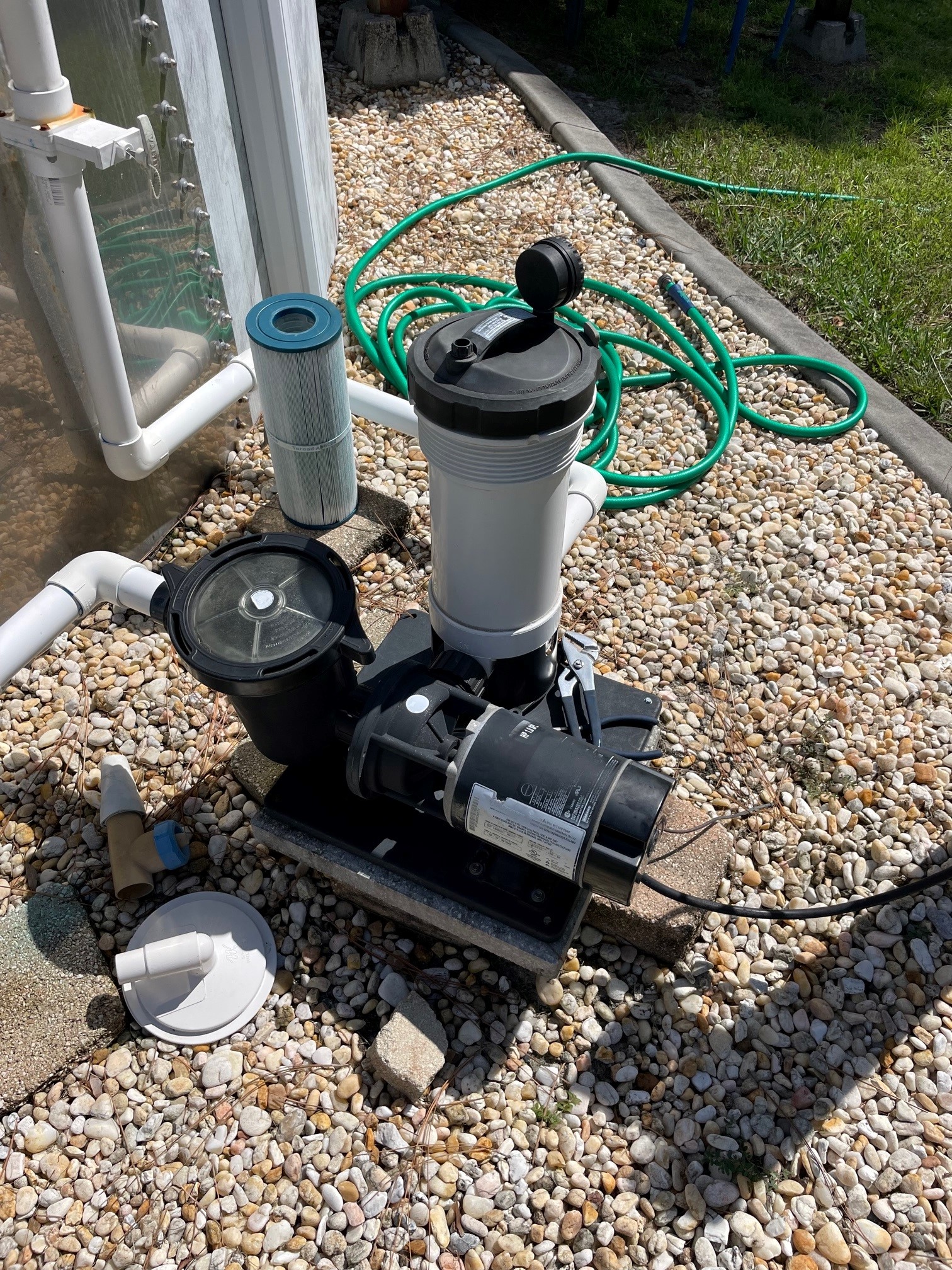 Magnetek Century (A.O. Smith) 1.0 HP Up Rate Thru Bolt Motor, 48Y Frame, Single Speed - Model BN25V1