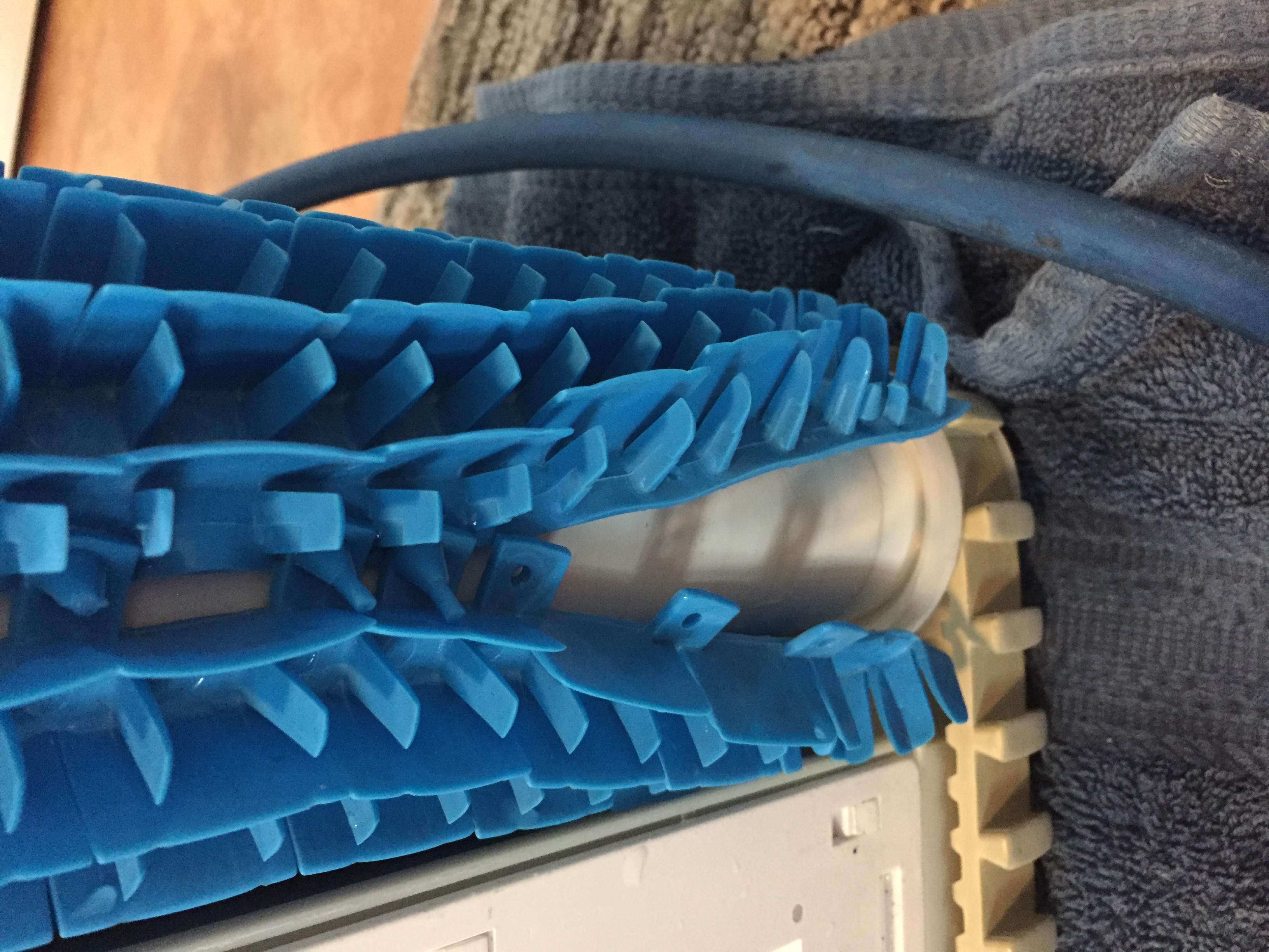 Dolphin Maytronics Nautilus | Triton Climbing Brush, Light Blue, Single - 6101609 Replaced by 6101609-R2 Light Blue Climbing Brush 2 per Pack
