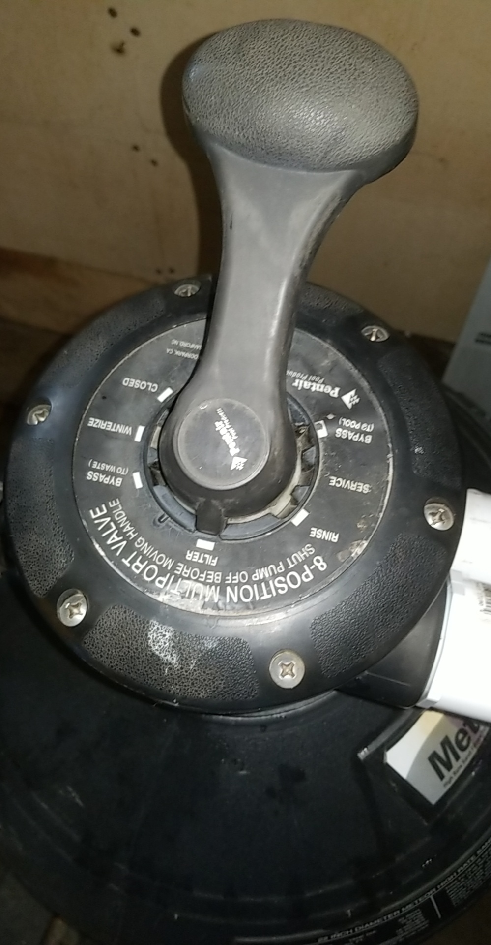 Pentair 1.5" Top Mount Clamp Style Valve - 261186