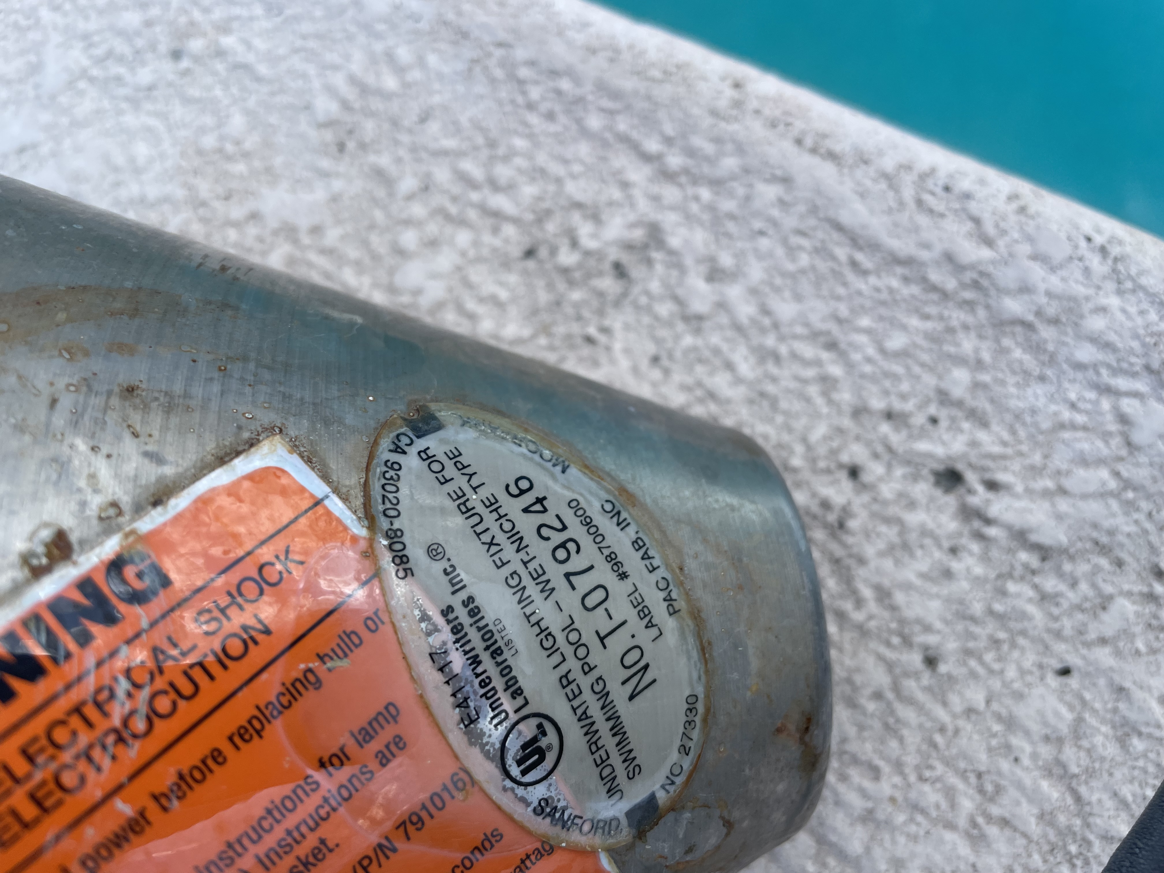Pentair Amerlite Pool Light for Inground Pools with Stainless Steel ...