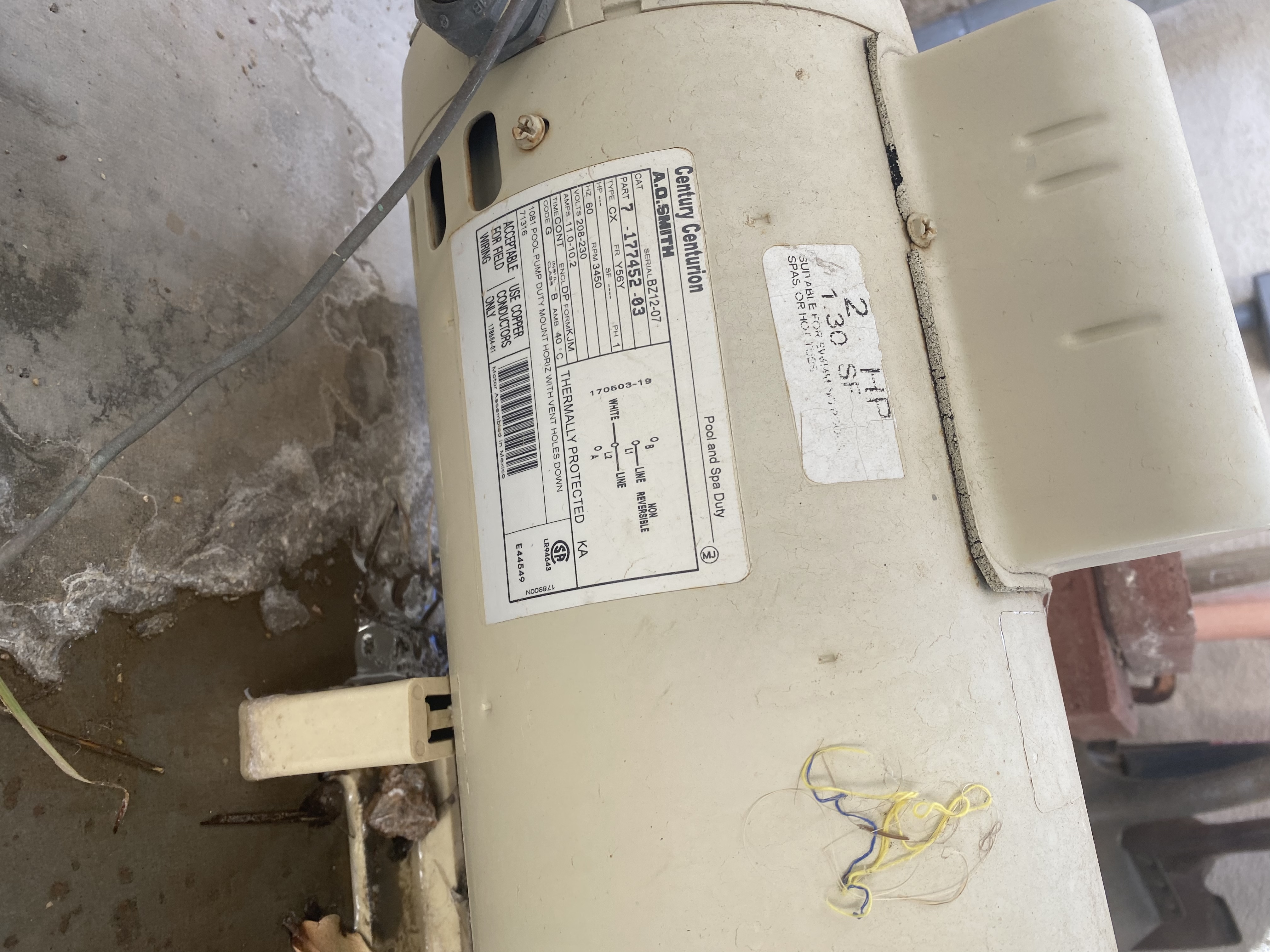 Pentair IntelliFlo i1 Variable Speed Pool Pump EC011059