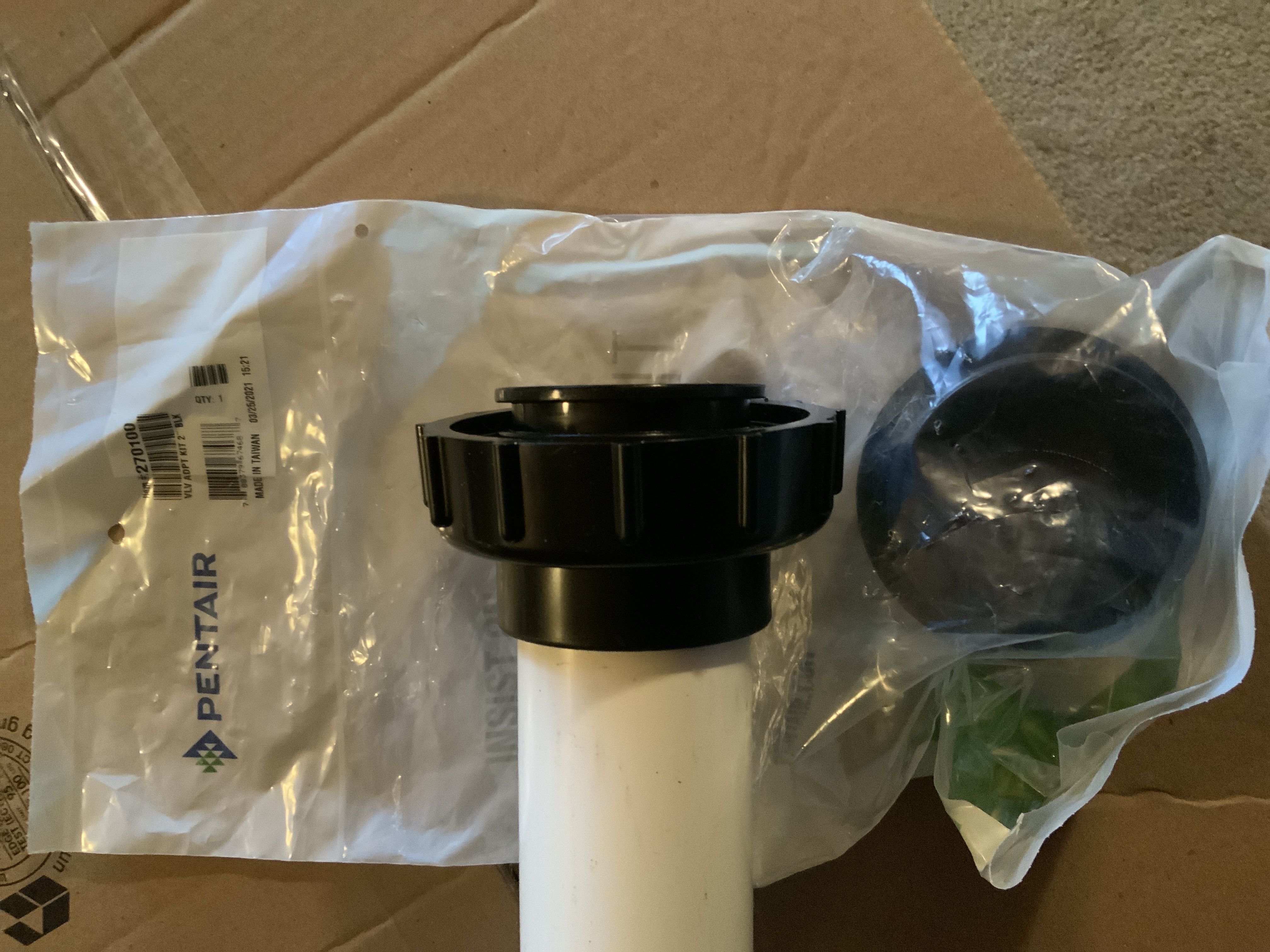 shop ③ Amazon.com: Pentair 270100 Black Valve Adaptor Replacement