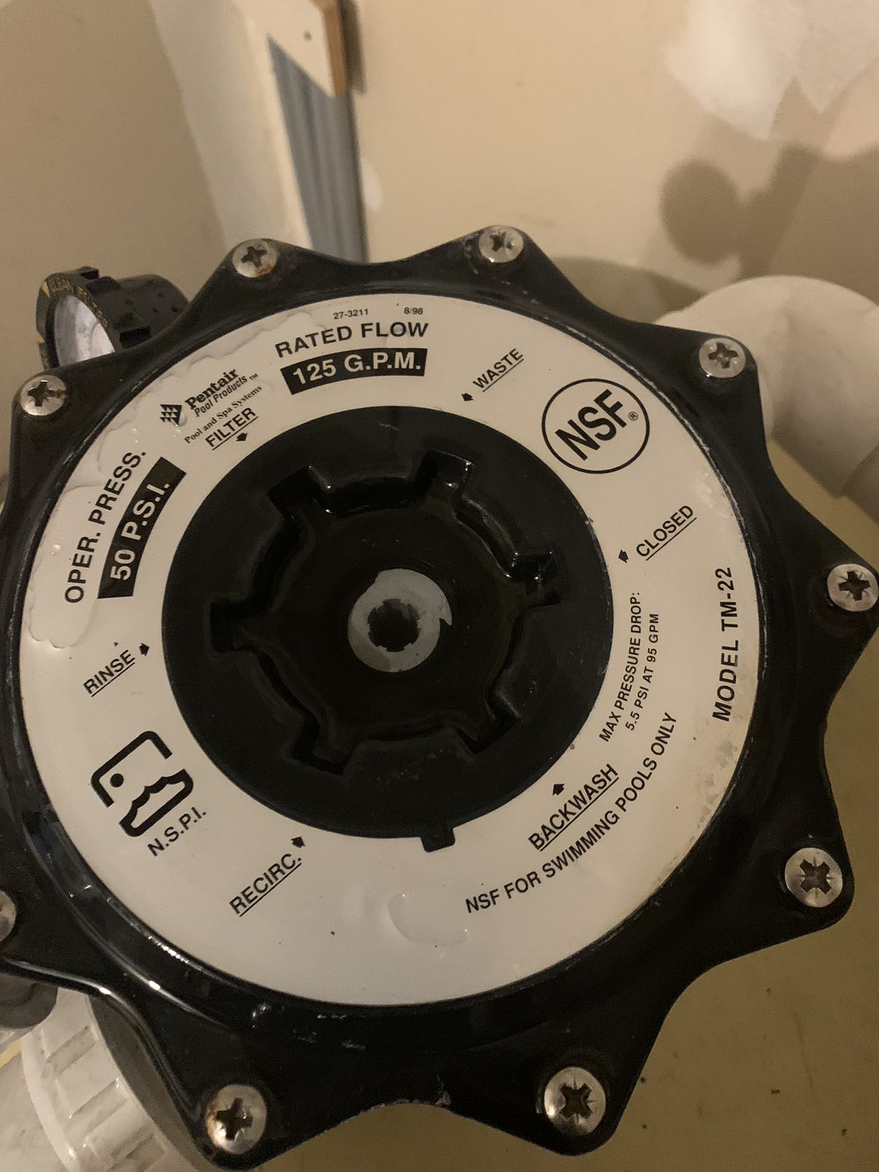 Praher Top Valve Assembly, 2", Black - E-50-S2B