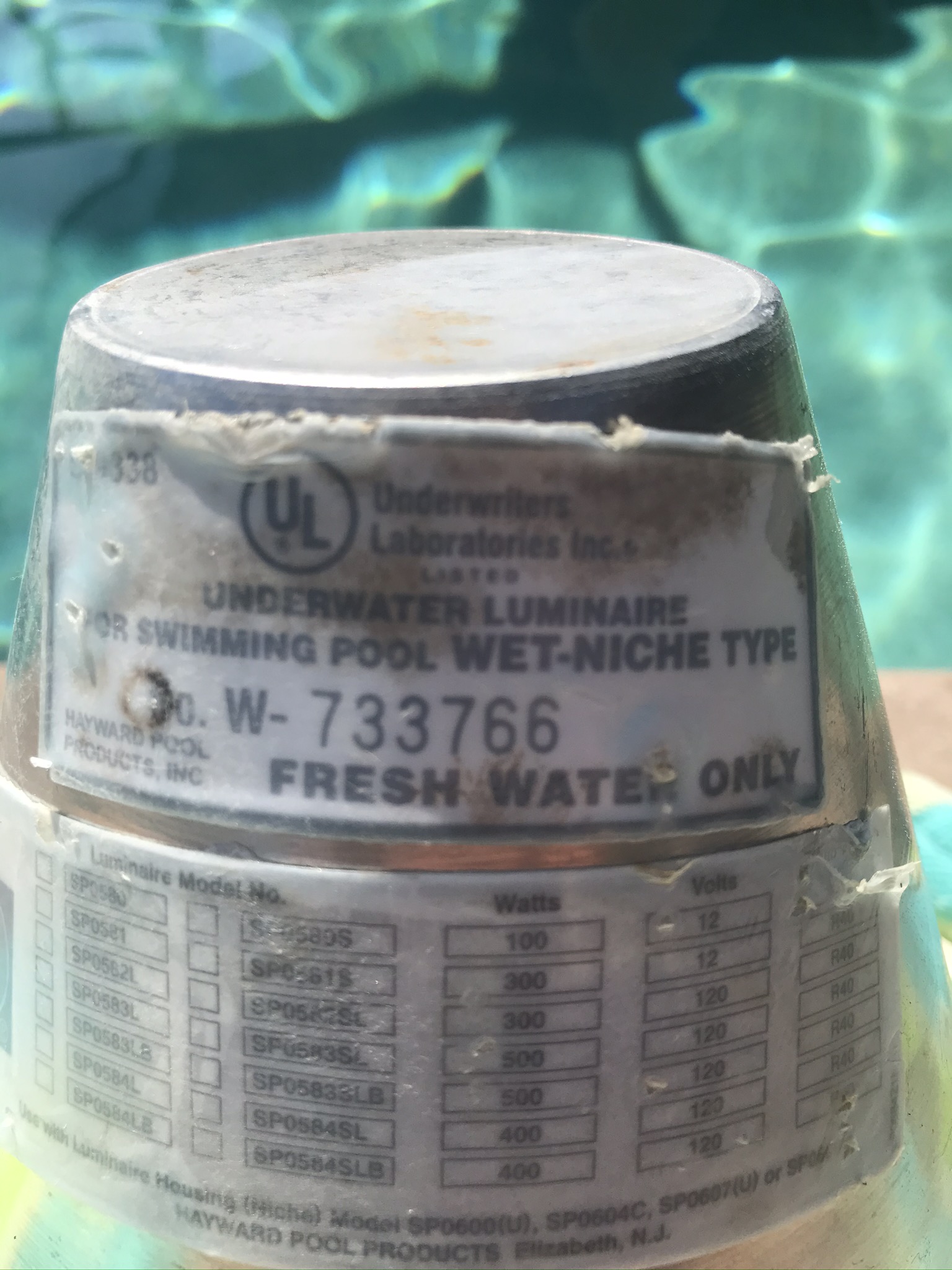 Pureline LED Pool Bulb Color Changing 120V 18W - PL5814