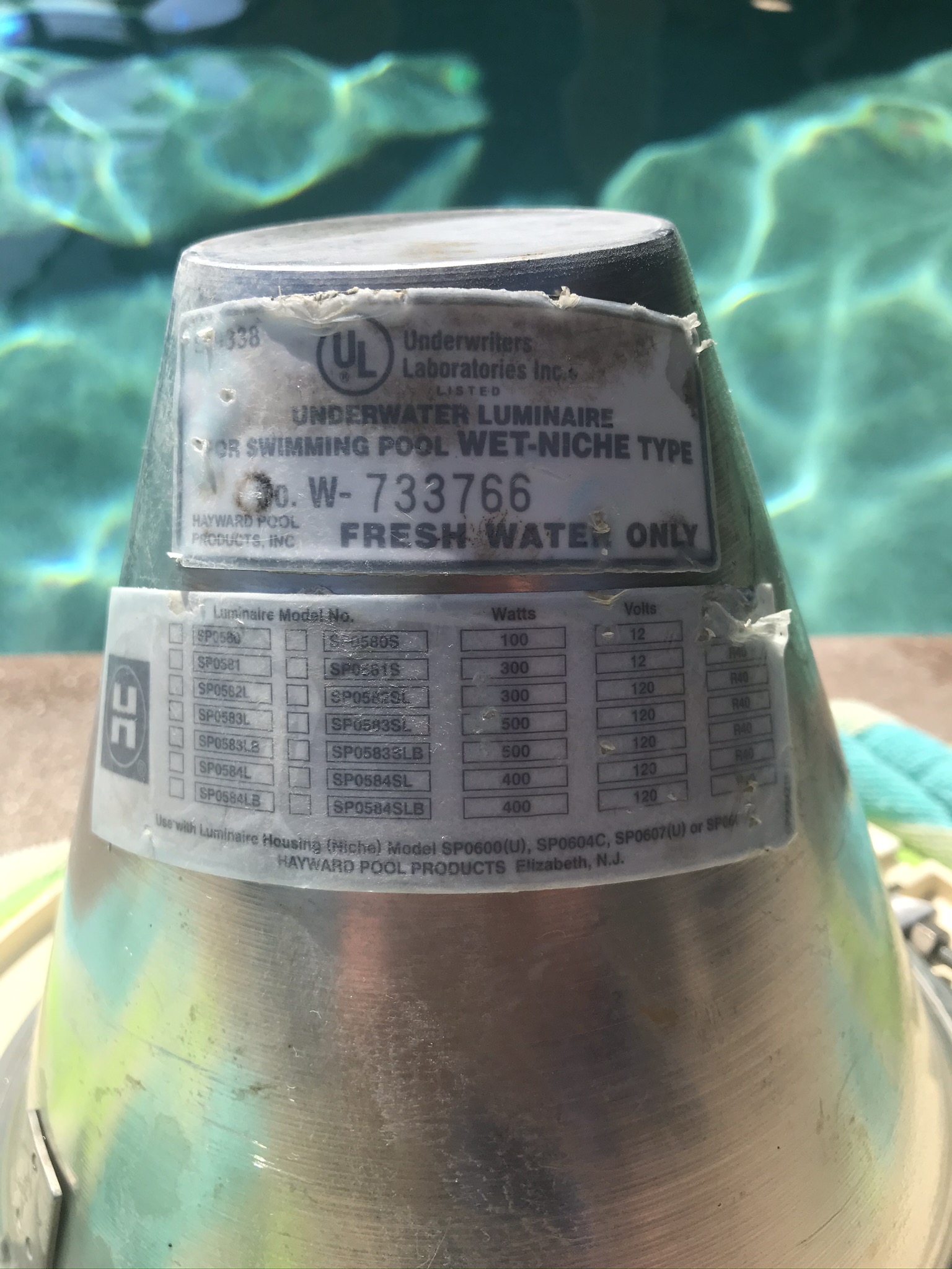 Pureline LED Pool Bulb Color Changing 120V 18W - PL5814