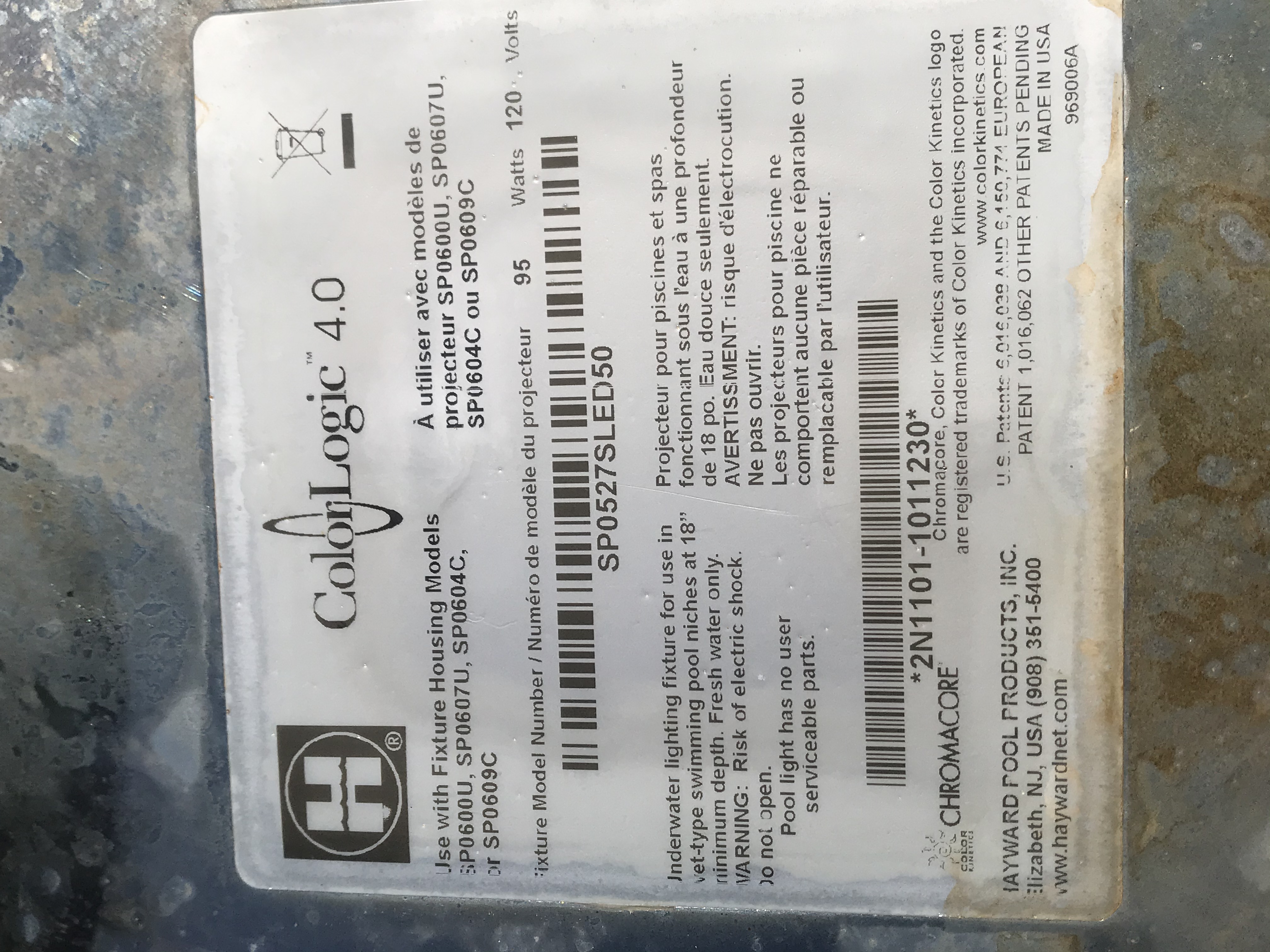 Pureline LED Pool Bulb Color Changing 120V 35W - PL5809