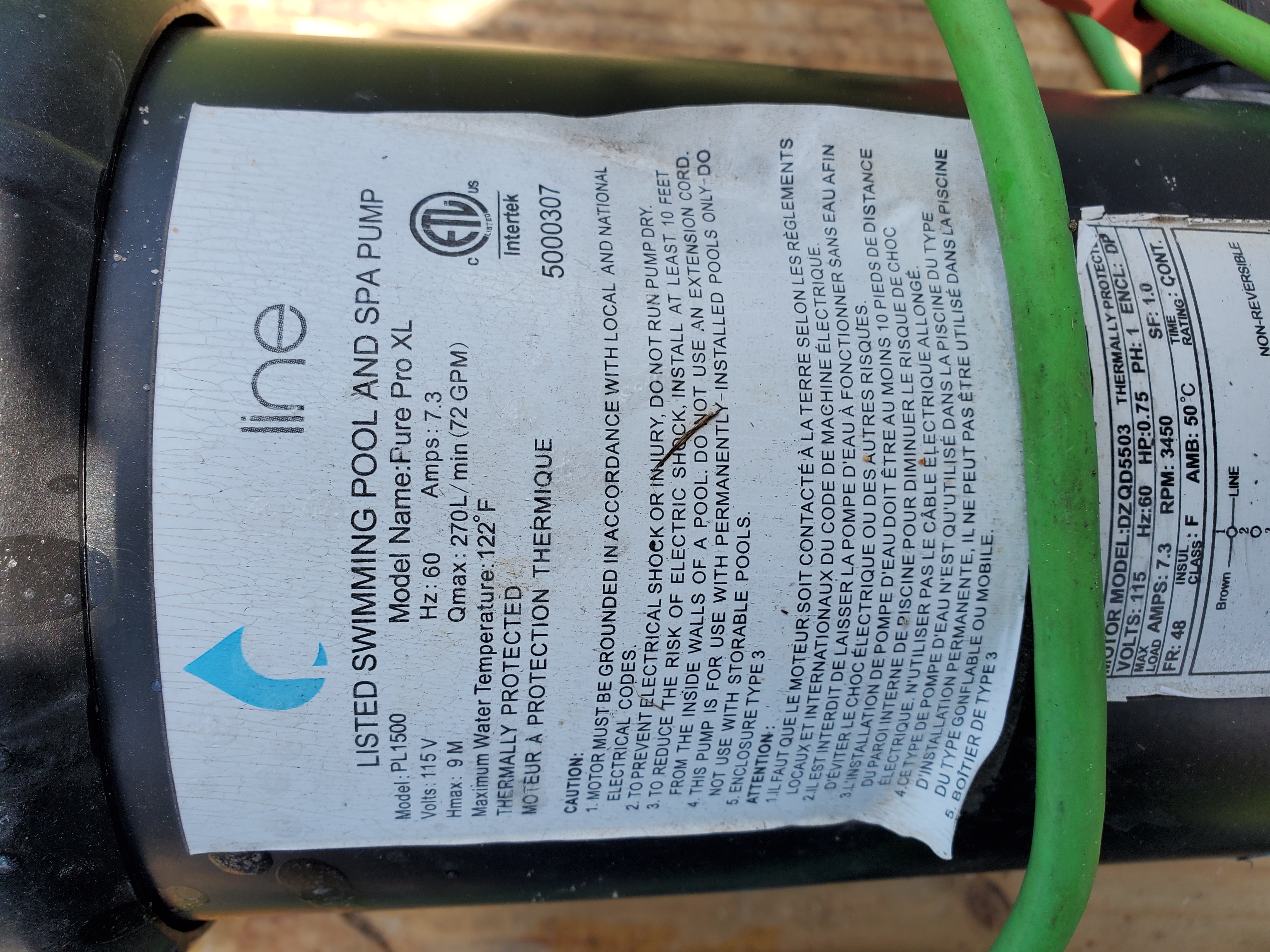 Pureline Pool Pump Shaft Seal Assembly PL1592