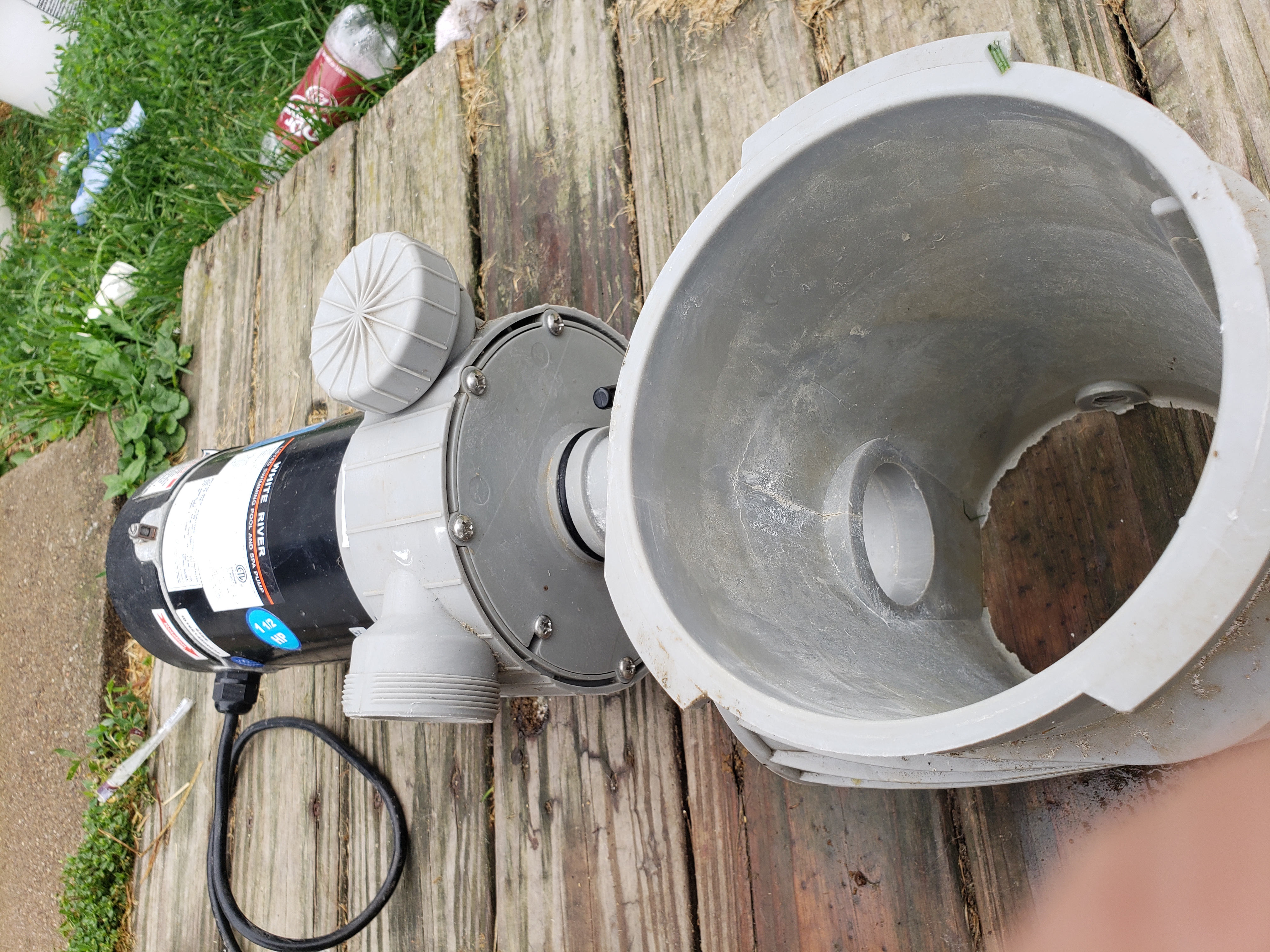 Pureline Pool Pump Strainer Housing for Select Above Ground Pool Pumps