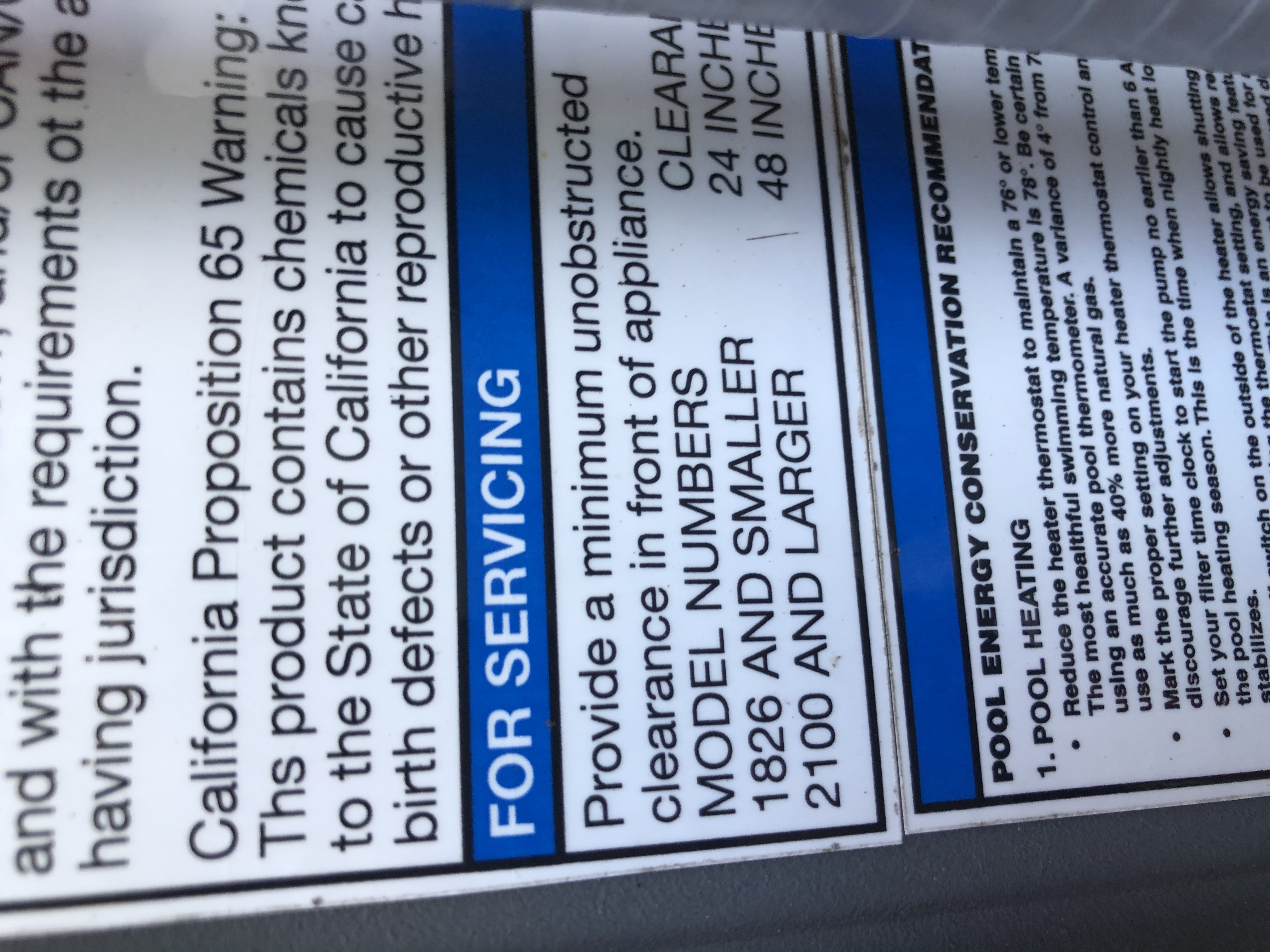 Raypak RP2100 Digital Natural Gas Heater, 199,500 BTU, Copper Heat Exchanger - P-R206A-EN-C #50