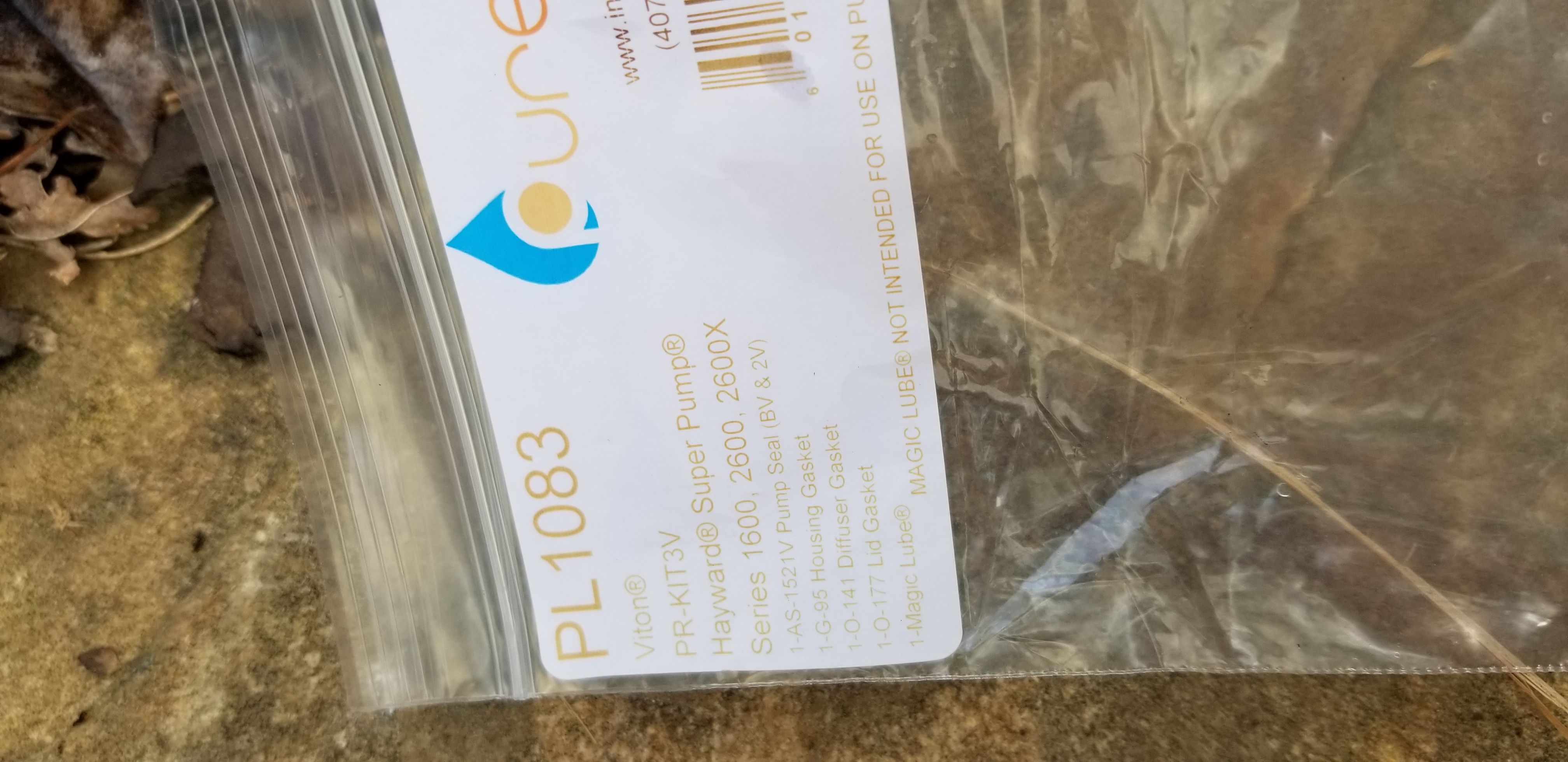 Pureline Hayward Super Pump Saltwater Seal Kit - GOKIT3SALT