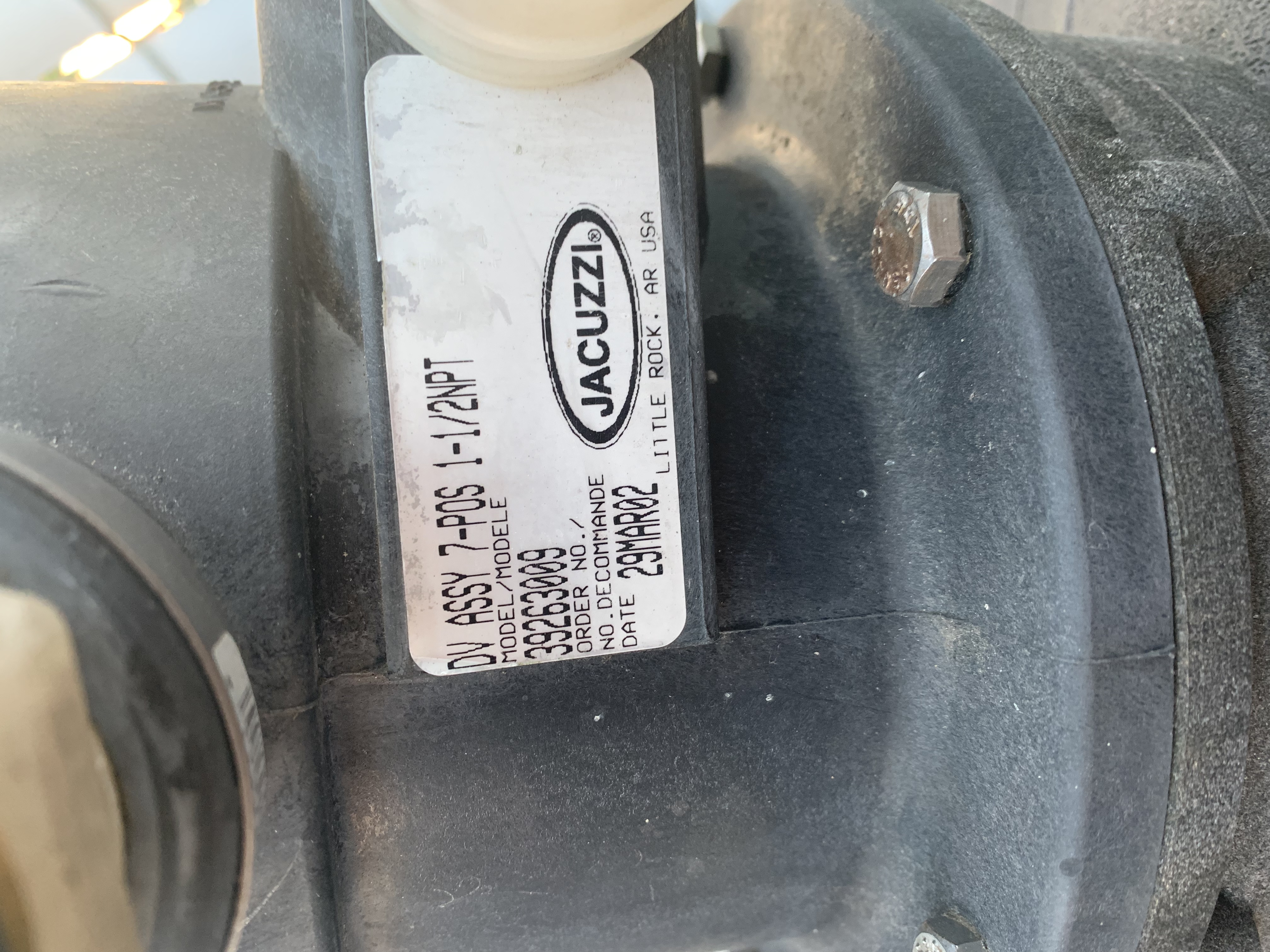 Spa Parts Plus Pump Union, 2"FBT x 2" Slip 4005570 060220