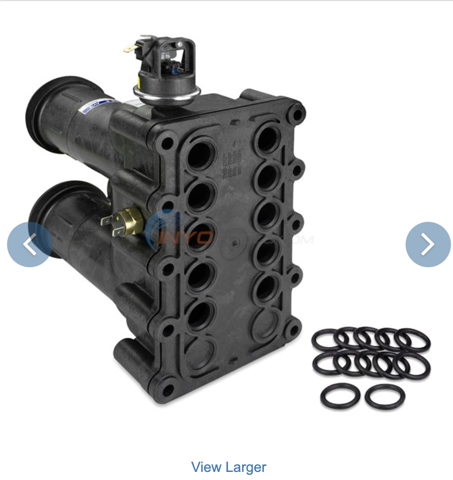 thumbnail image 2 of Swimables Tube Sheet Coil Sealing Manifold Kit For Pentair Mastertemp & Max-E-Therm Pool Heaters 2 of 11