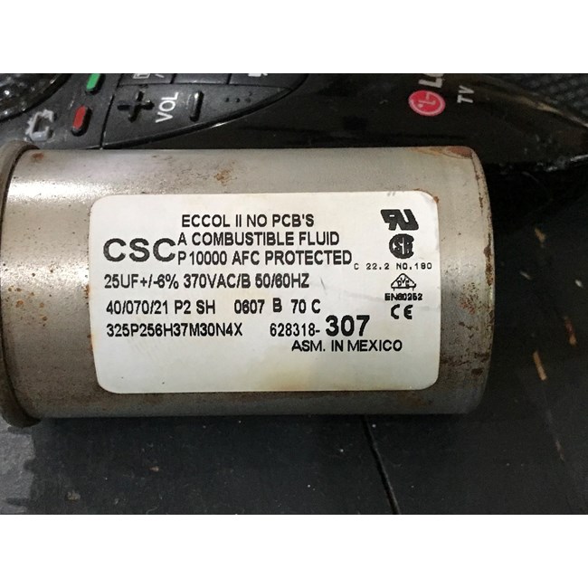 AO Smith Run Capacitor, 25 MFD- 628318-307 (Generic)