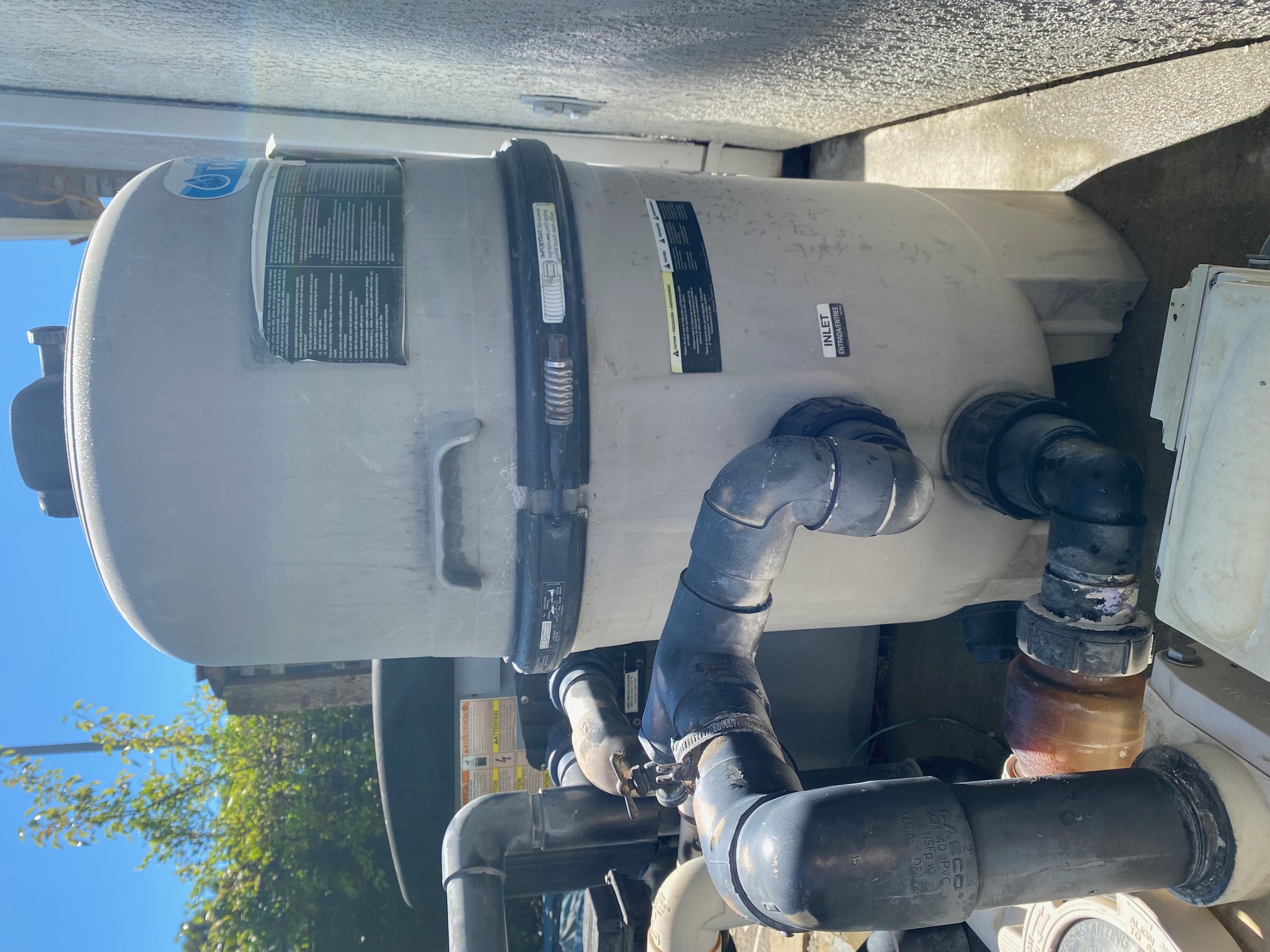 Waterway Crystal Water Filter Body Bottom with Labels 5504407