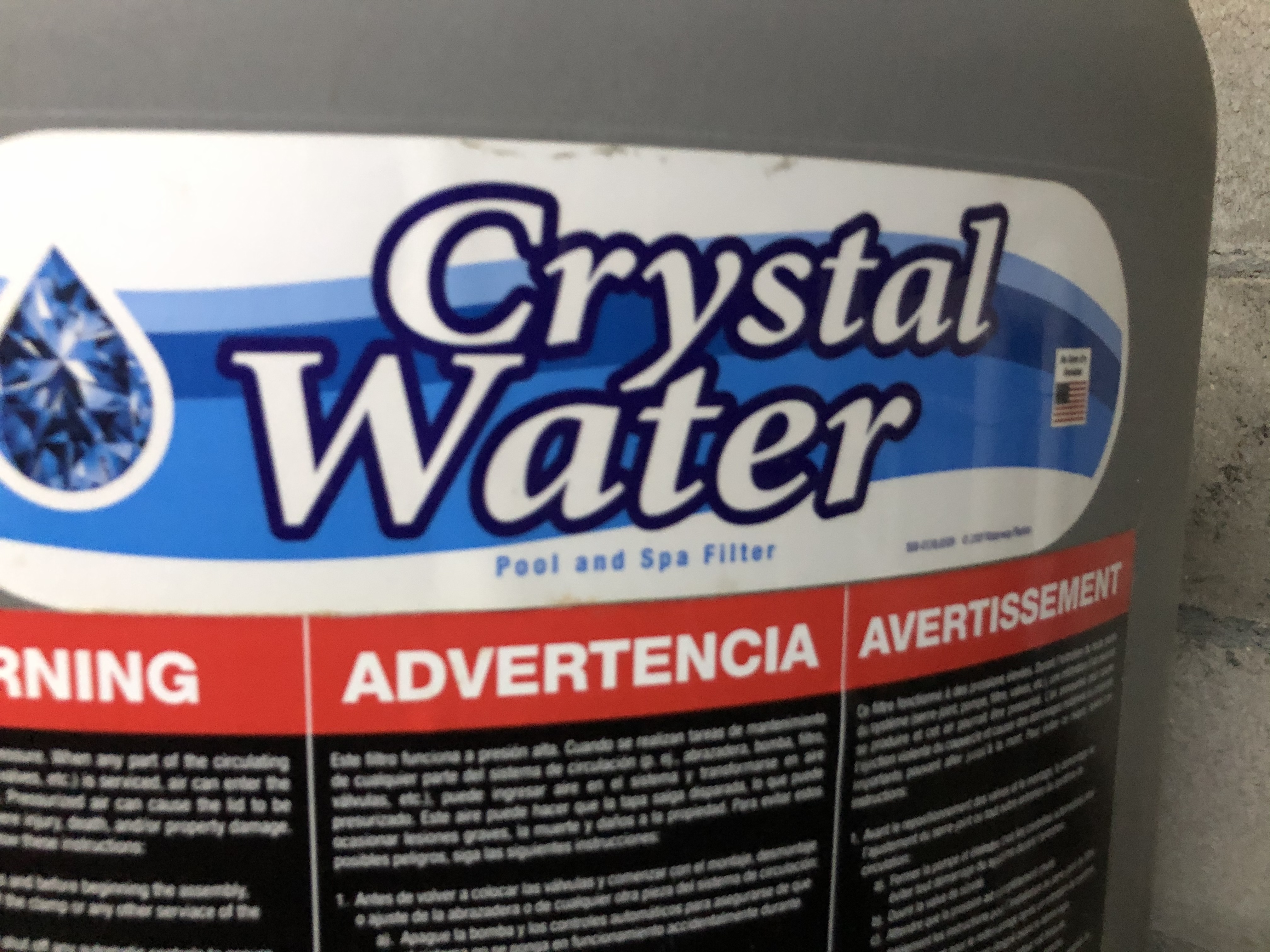 Pressure Relief Valve Ass'y (550-4230) Replaced by 550-6730 Pressure Relief Valve Assy, Waterway Crystal Water, HD