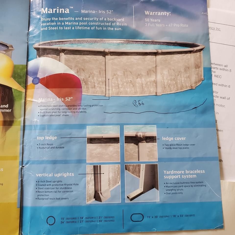 Wilbar Oceanic, Diamond Star Bottom Rail Resin 54-1/2" Single - 12321