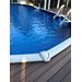 Wilbar Top Cap 8"  Outer Straight Side of Oval Oasis Pools  (Single) - 16302