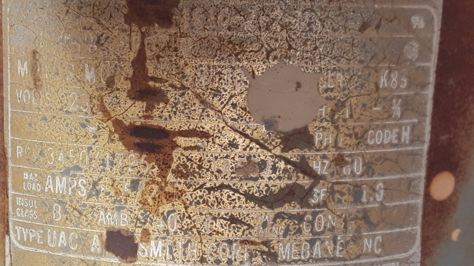 A.O. Smith Century® UST1102 - 1.0 HP Replacement Pool Pump Motor  Round Flange | 56J Frame | Single Speed