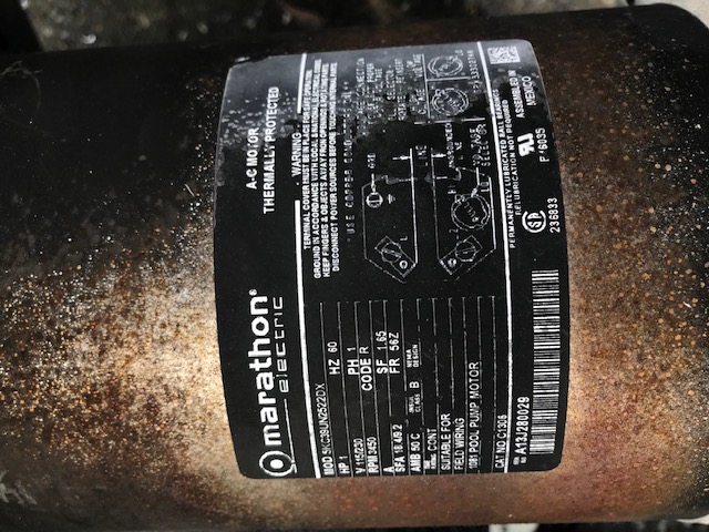 A.O. Smith 1 HP Square Flange 48Y Full Rate Motor - SQ1102 ... pump motor diagram 