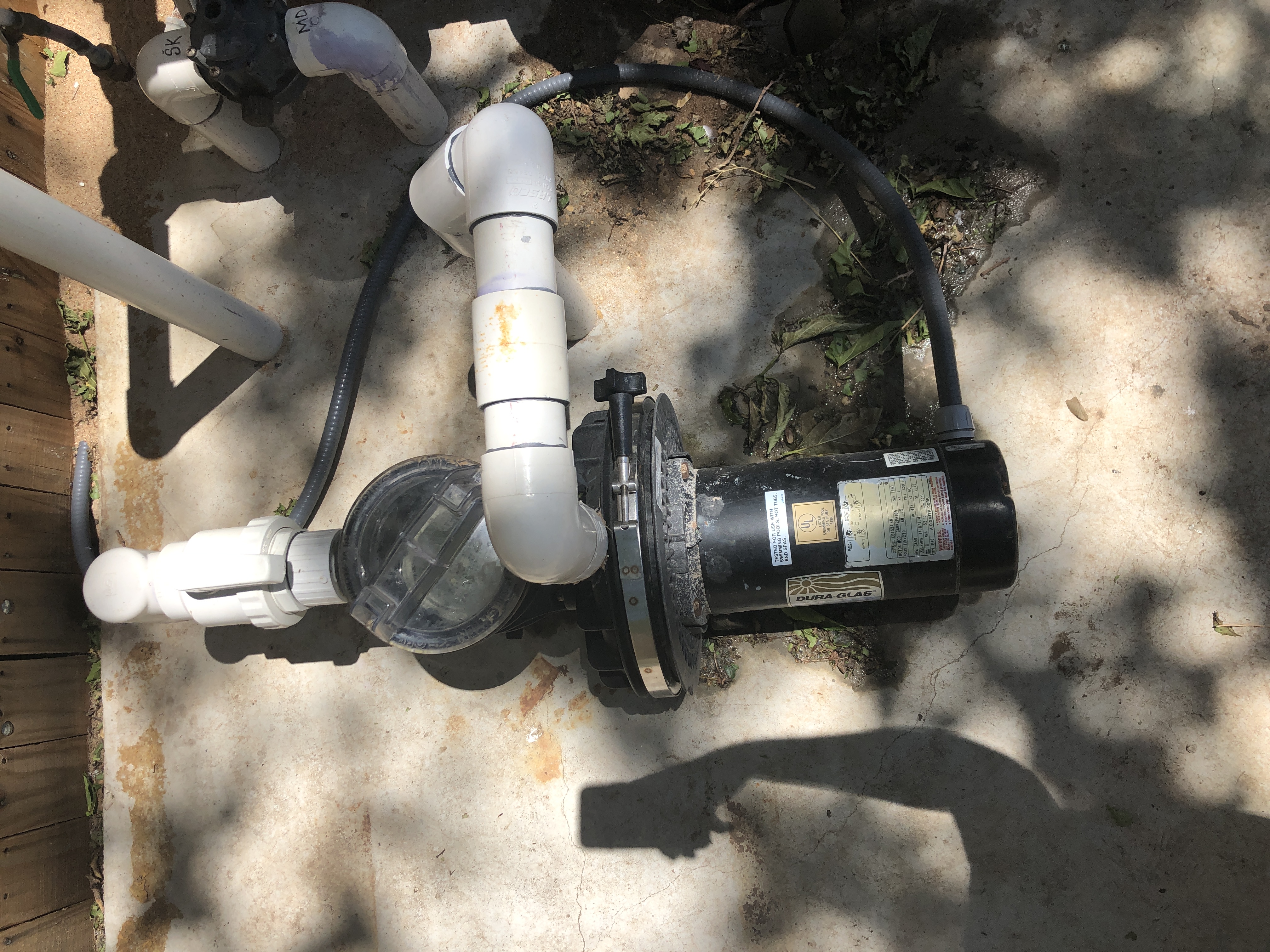 A.O. Smith Century® 1.0 HP Up-Rated Pool Pump Motor - USQ1102  Single Speed | Square Flange | 48Y Frame