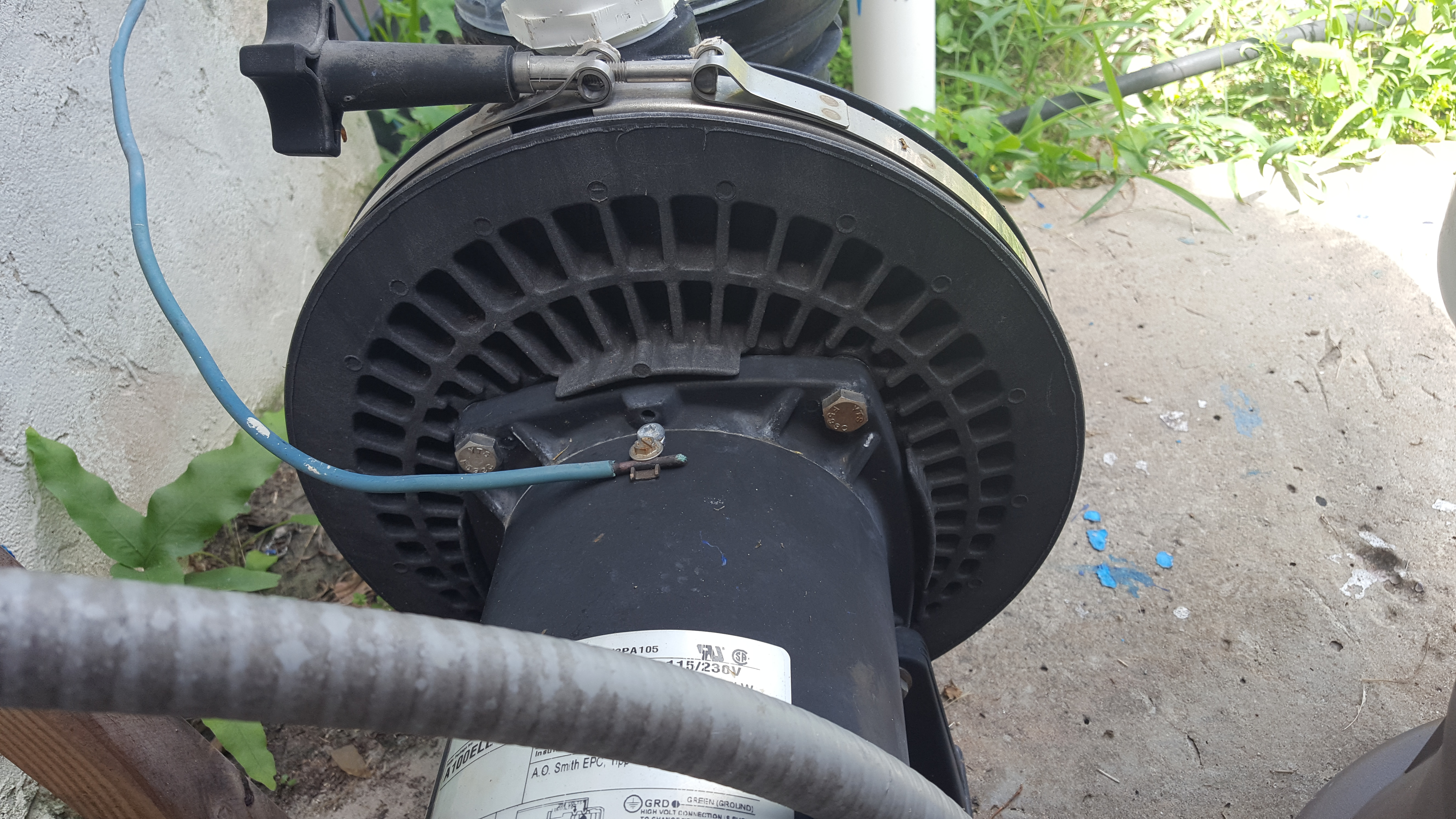 A.O. Smith Century® 1.0 HP Up-Rated Pool Pump Motor - USQ1102  Single Speed | Square Flange | 48Y Frame