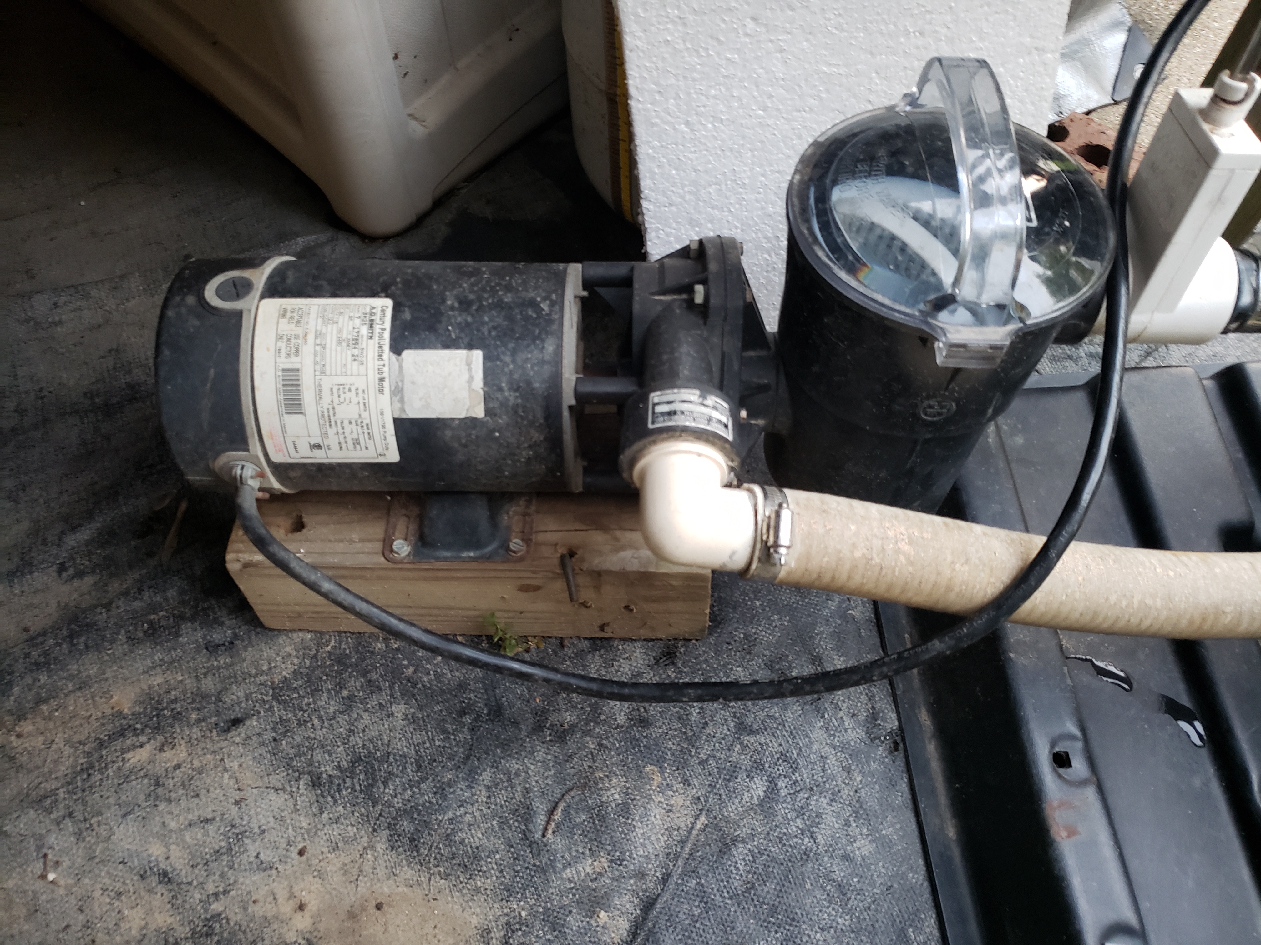 Century (A.O. Smith) 1.0 HP Full Rate EE Motor, Square Flange 56Y Frame, Single Speed - Model B2841V1