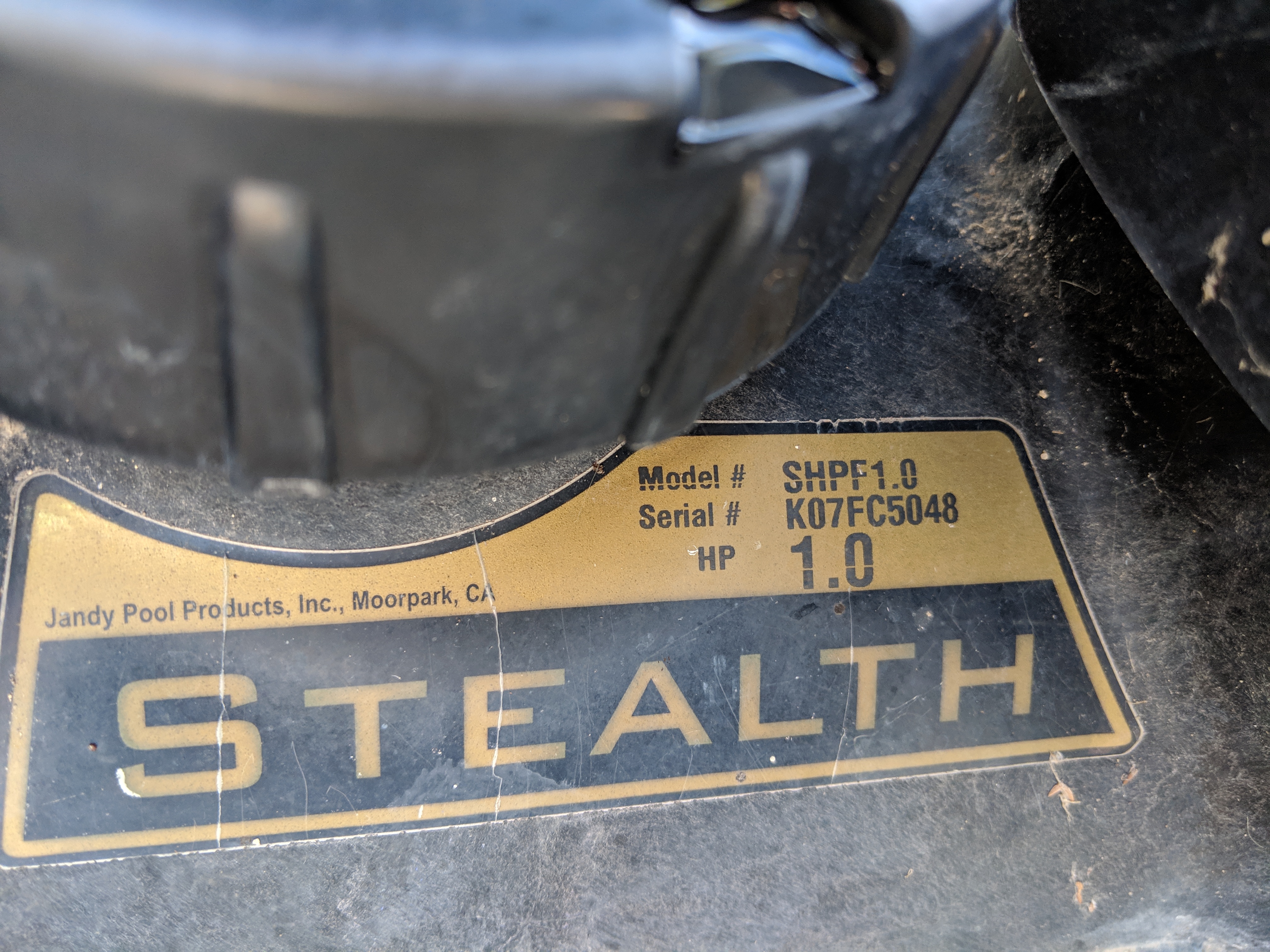 Century (A.O. Smith) 1.0 HP Full Rate EE Motor, Square Flange 56Y Frame, Single Speed - Model B2841V1