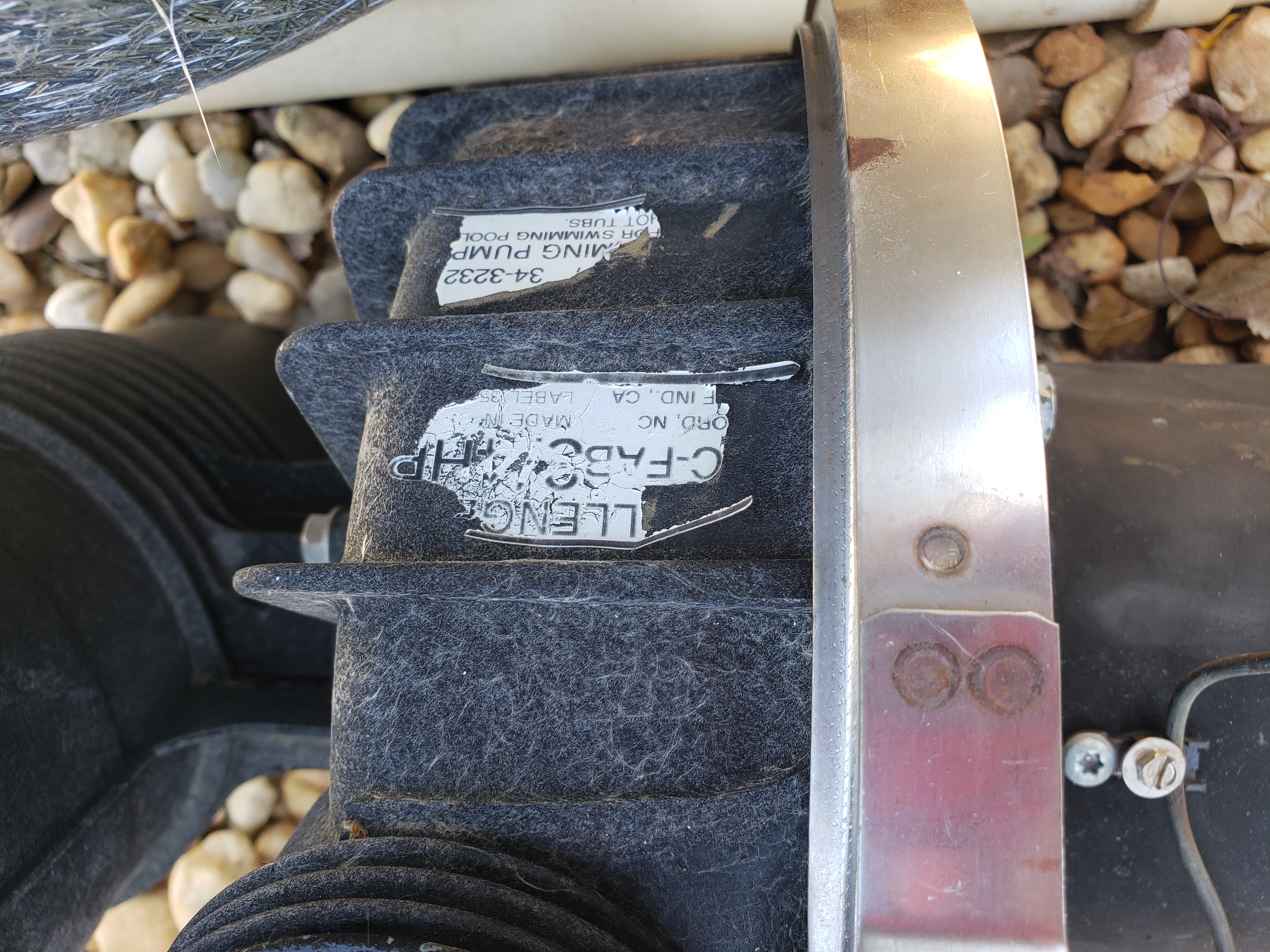 Century (A.O. Smith) 1.0 HP Full Rate EE Motor, Square Flange 56Y Frame, Single Speed - Model B2841V1