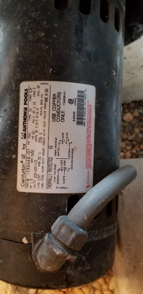 Century (A.O. Smith) 1.0 HP Full Rate EE Motor, Square Flange 56Y Frame, Single Speed - Model B2841V1