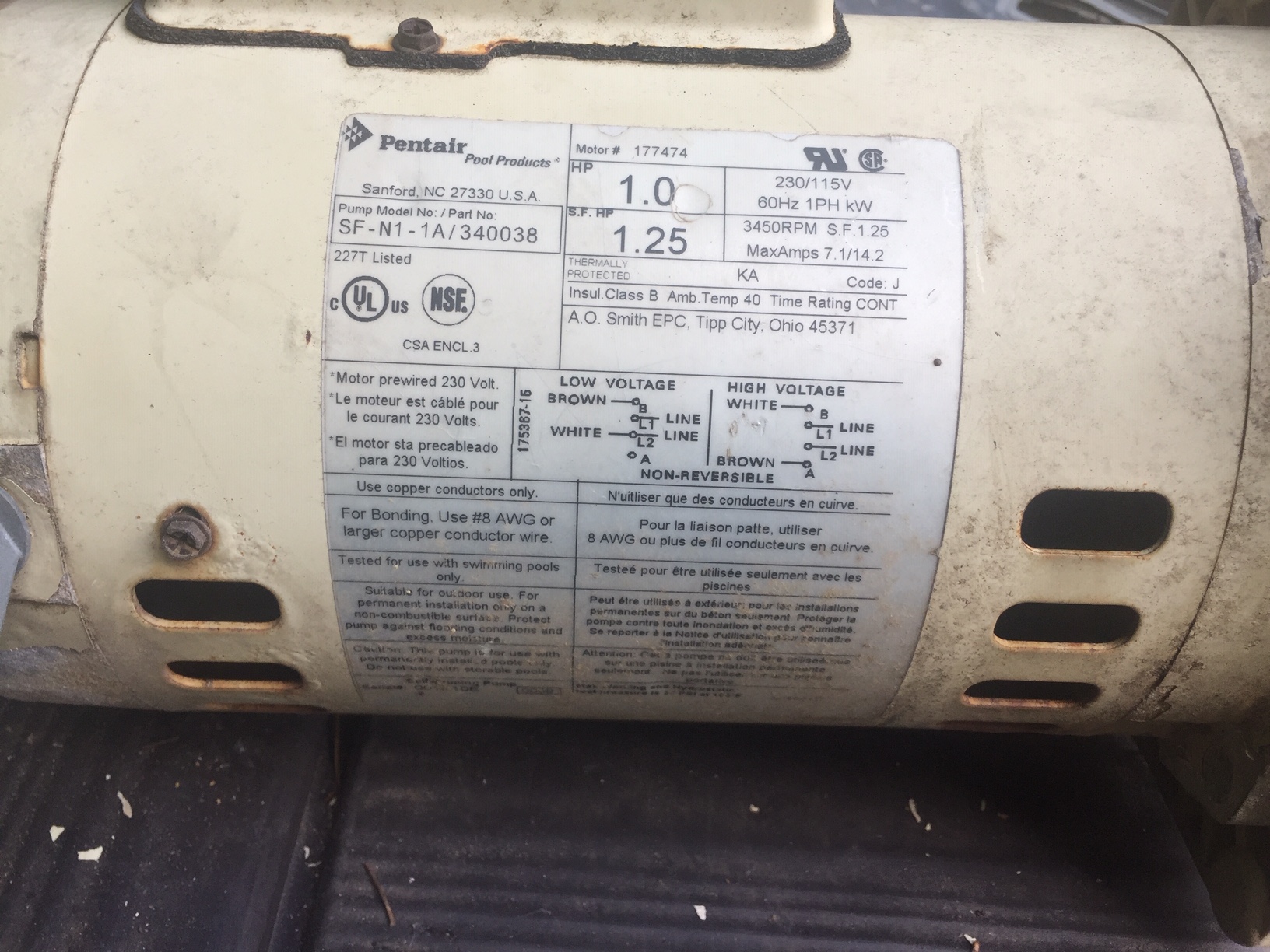 Questions for A.O. Smith Century 1.0 HP Square Flange 56Y Up