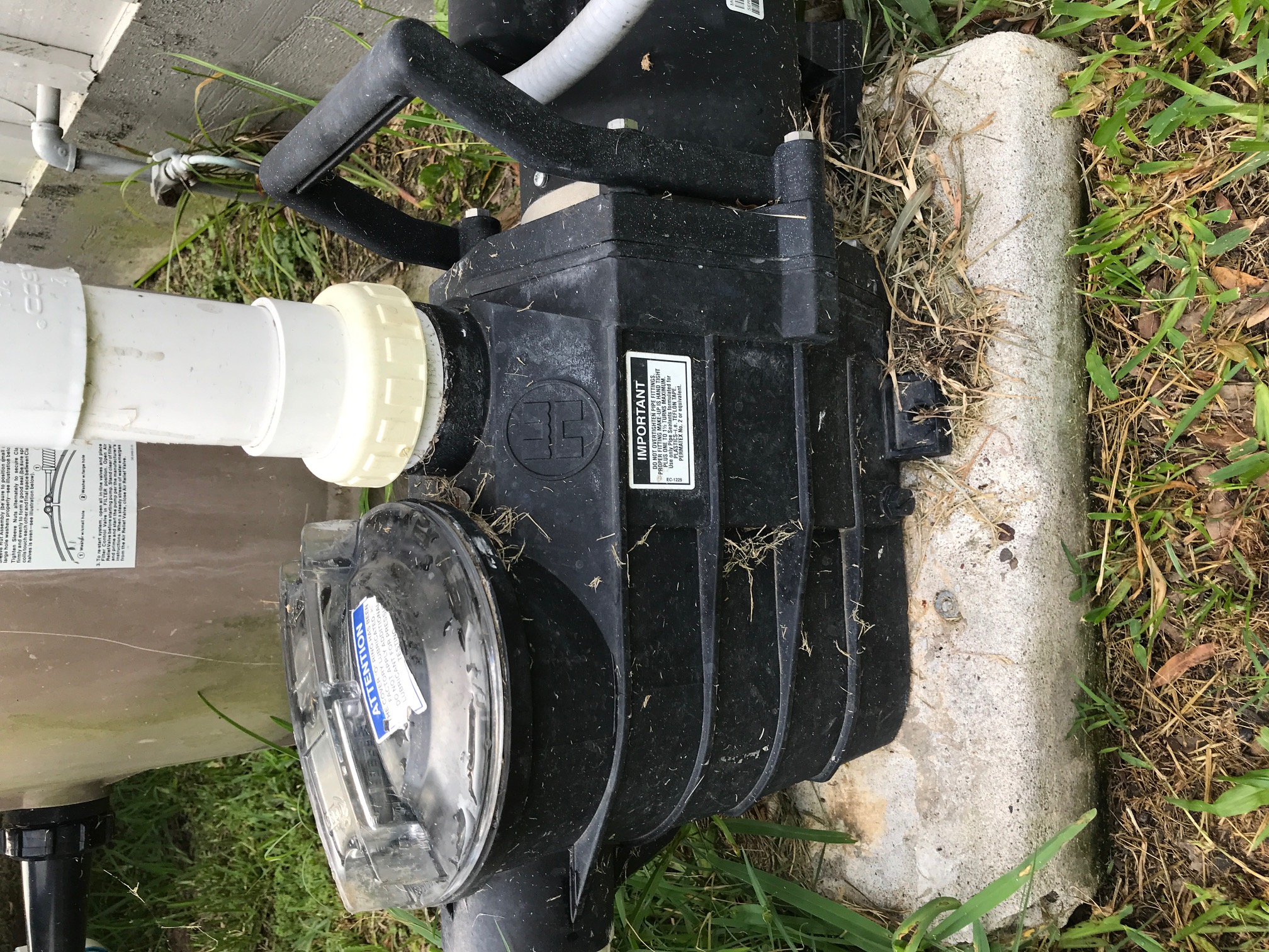 Century (A.O. Smith) 1.5 HP Full Rate Energy Efficient Motor, Round