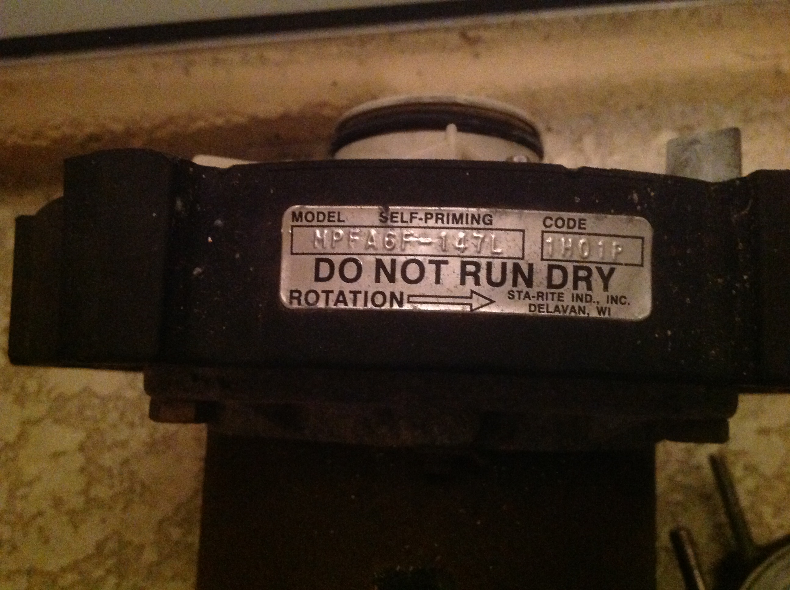 Century® (A.O. Smith) 1.5 HP Up-Rate Pool Pump Motor - USQ1152  Square Flange | 48Y Frame | Single Speed