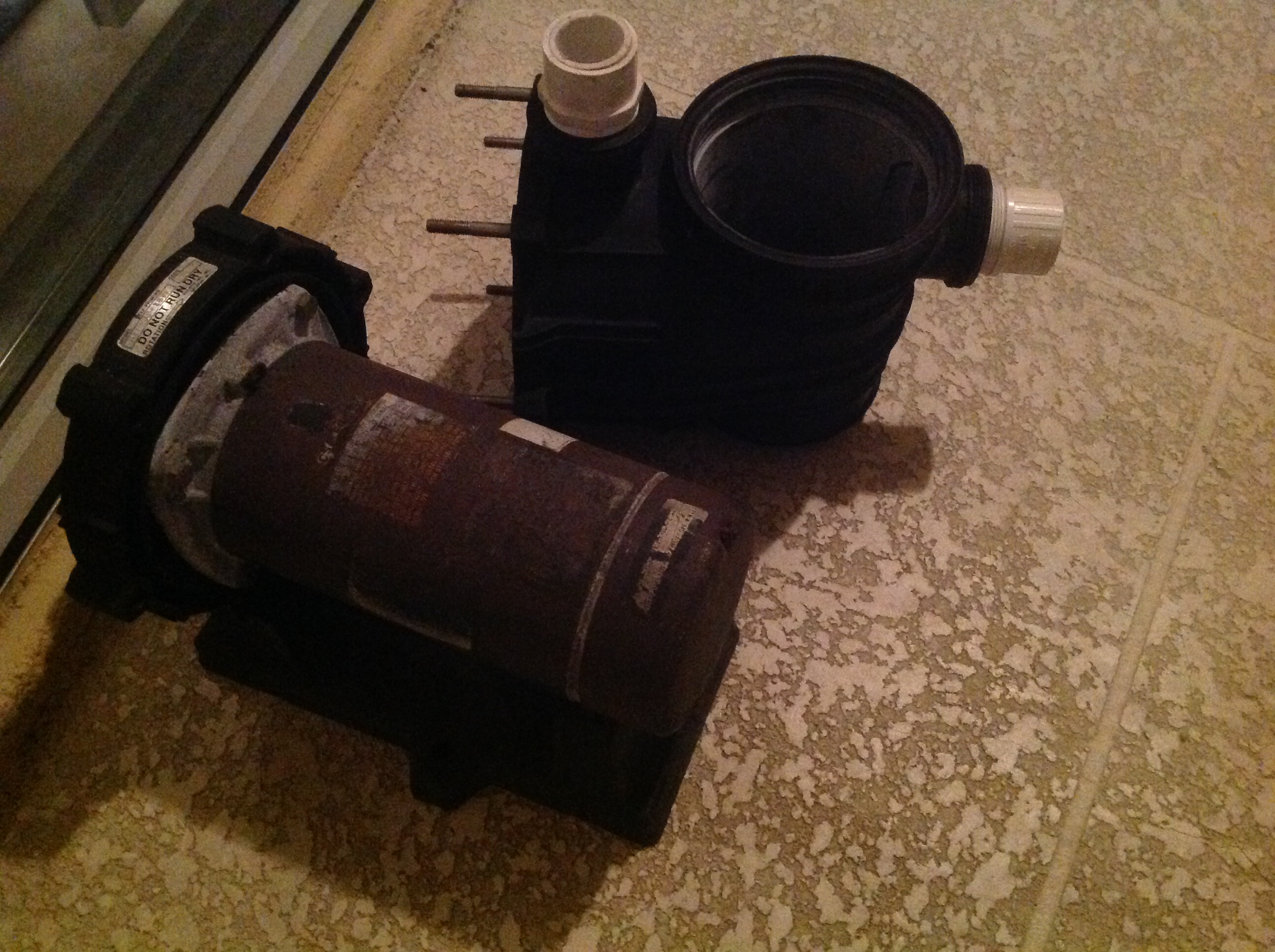 Century® (A.O. Smith) 1.5 HP Up-Rate Pool Pump Motor - USQ1152  Square Flange | 48Y Frame | Single Speed