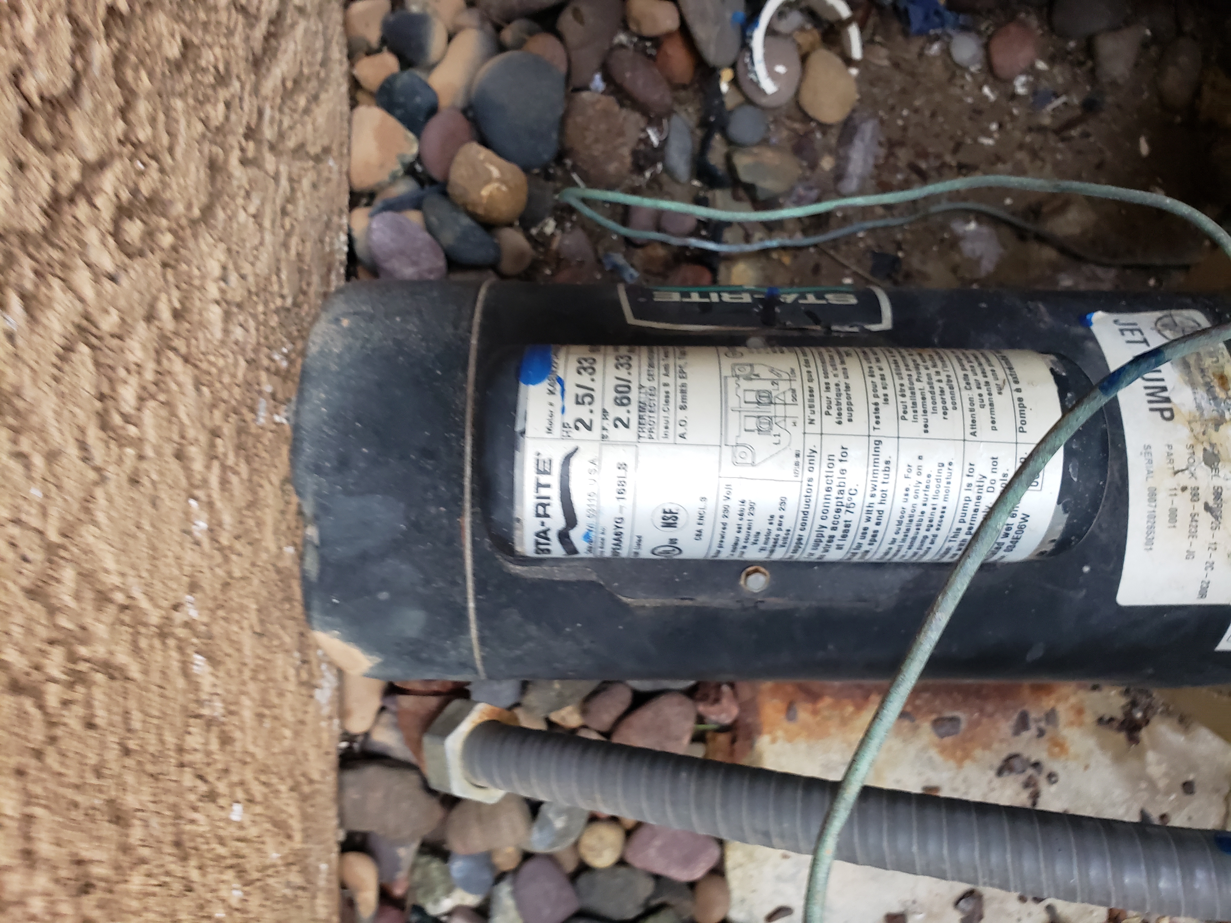 Century® (A.O. Smith) 2.0 HP Up-Rate Pool Pump Motor - USQ1202  Square Flange | 48Y Frame | Single Speed